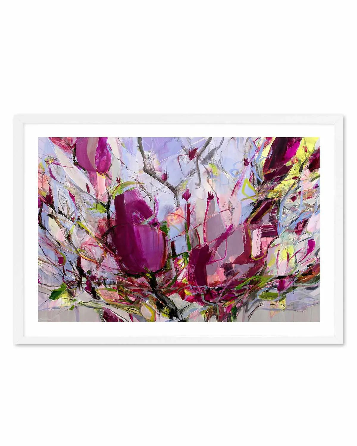 Magnolia Blossoms by Kati Bujna Art Print from Olive et Oriel where you can shop wallpaper and artworks online