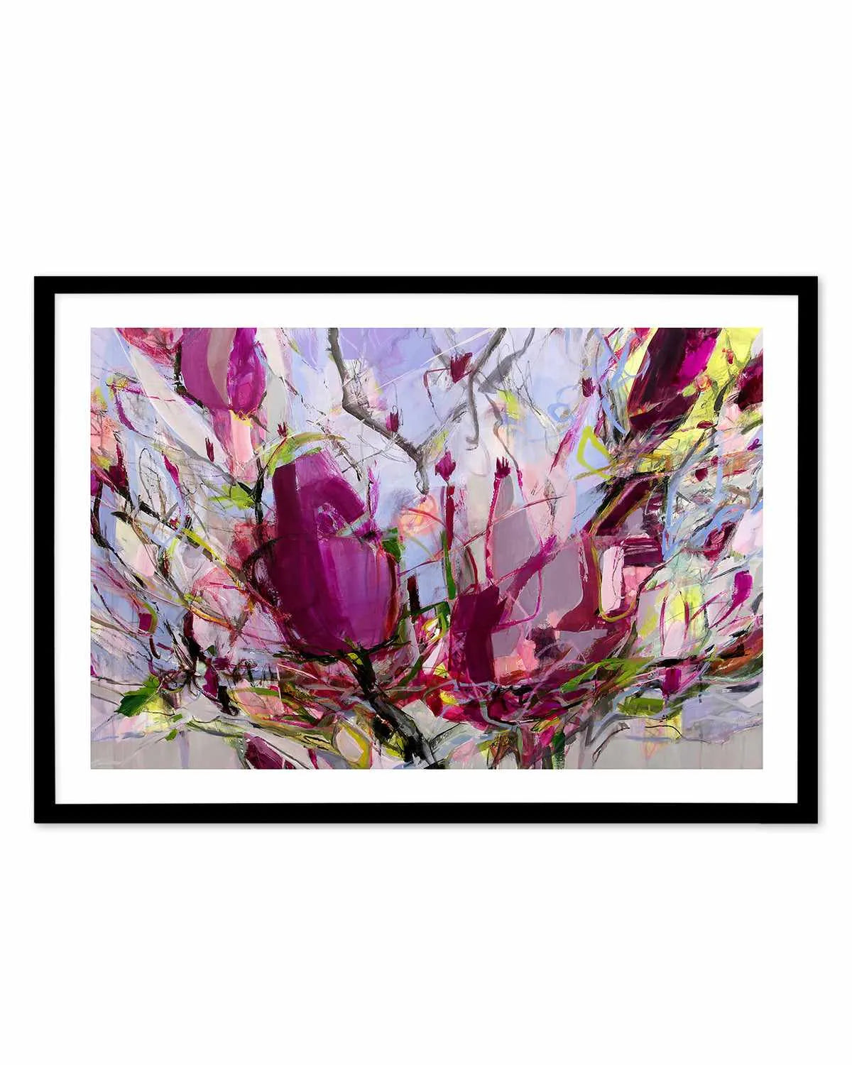 Magnolia Blossoms by Kati Bujna Art Print from Olive et Oriel where you can shop wallpaper and artworks online
