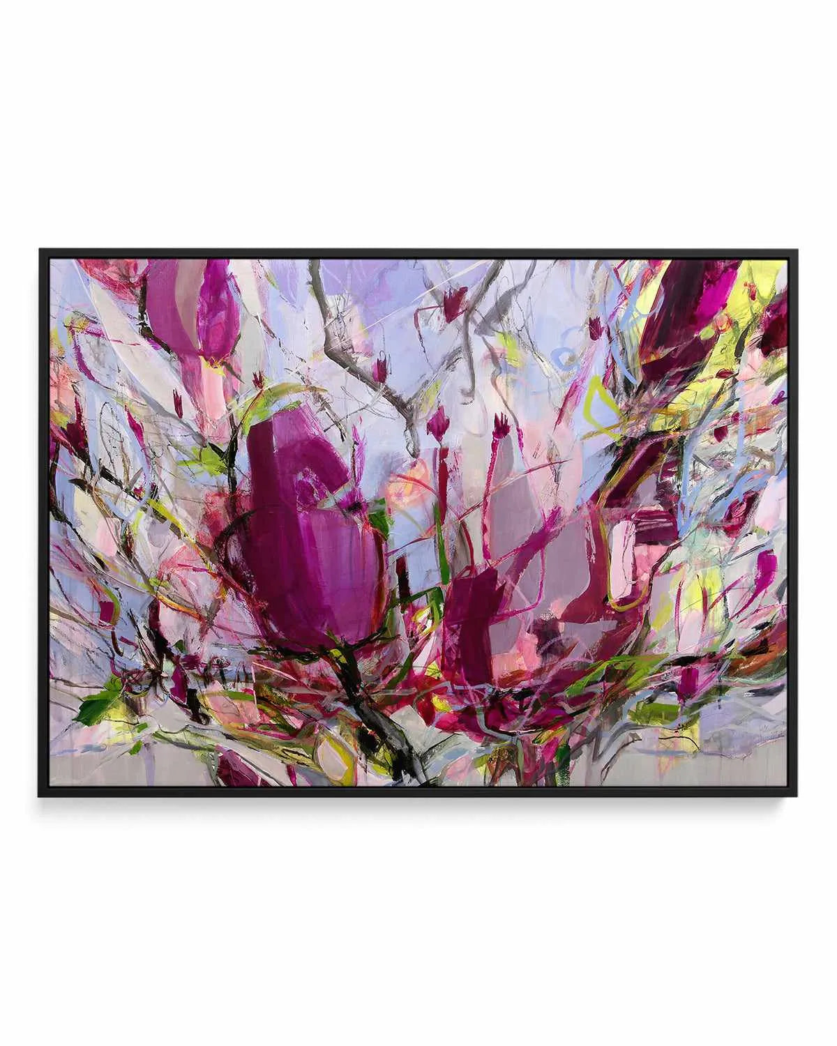 Magnolia Blossoms by Kati Bujna | Framed Canvas Art Print from Olive et Oriel where you can shop wallpaper and artworks online