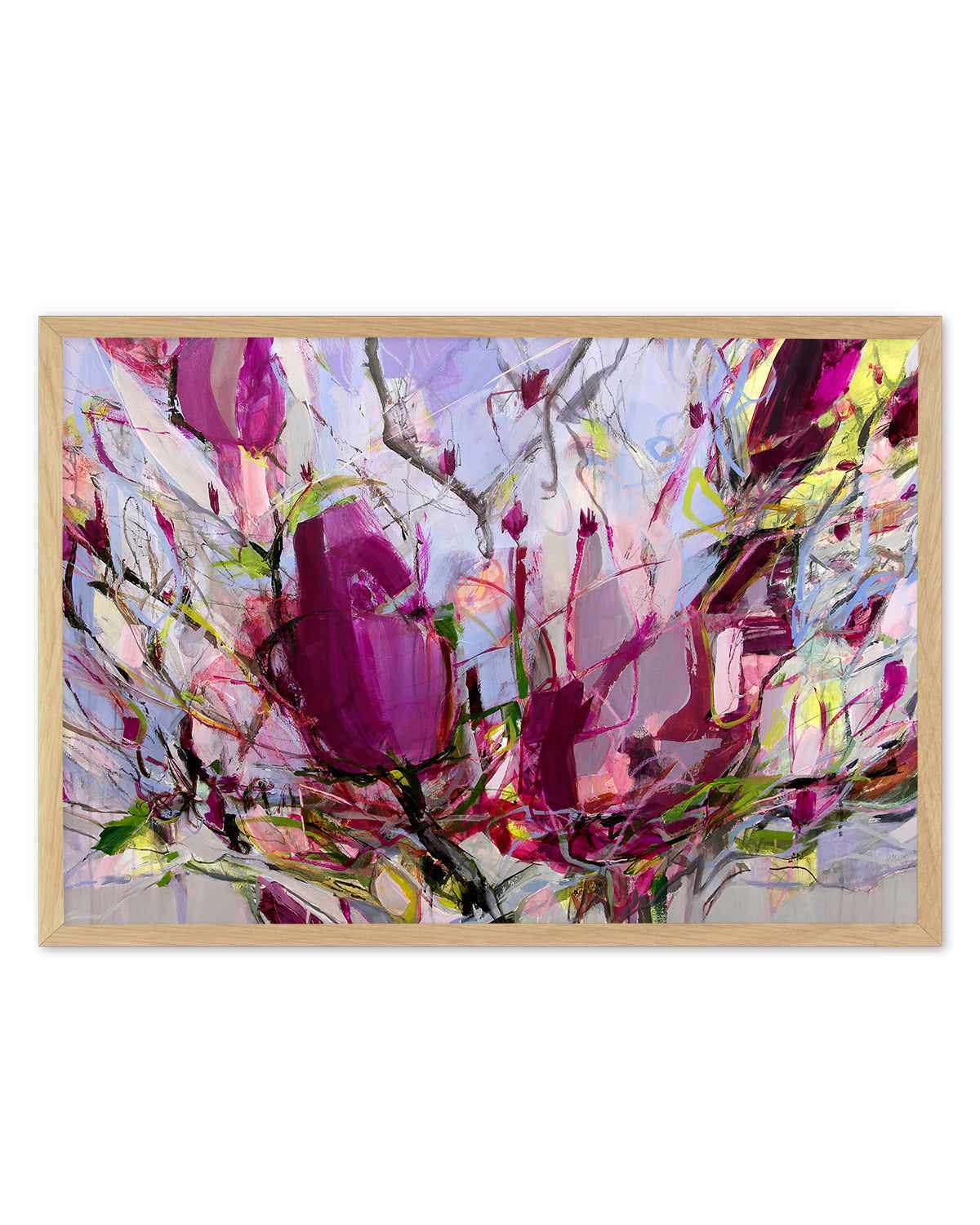 Magnolia Blossoms by Kati Bujna Art Print