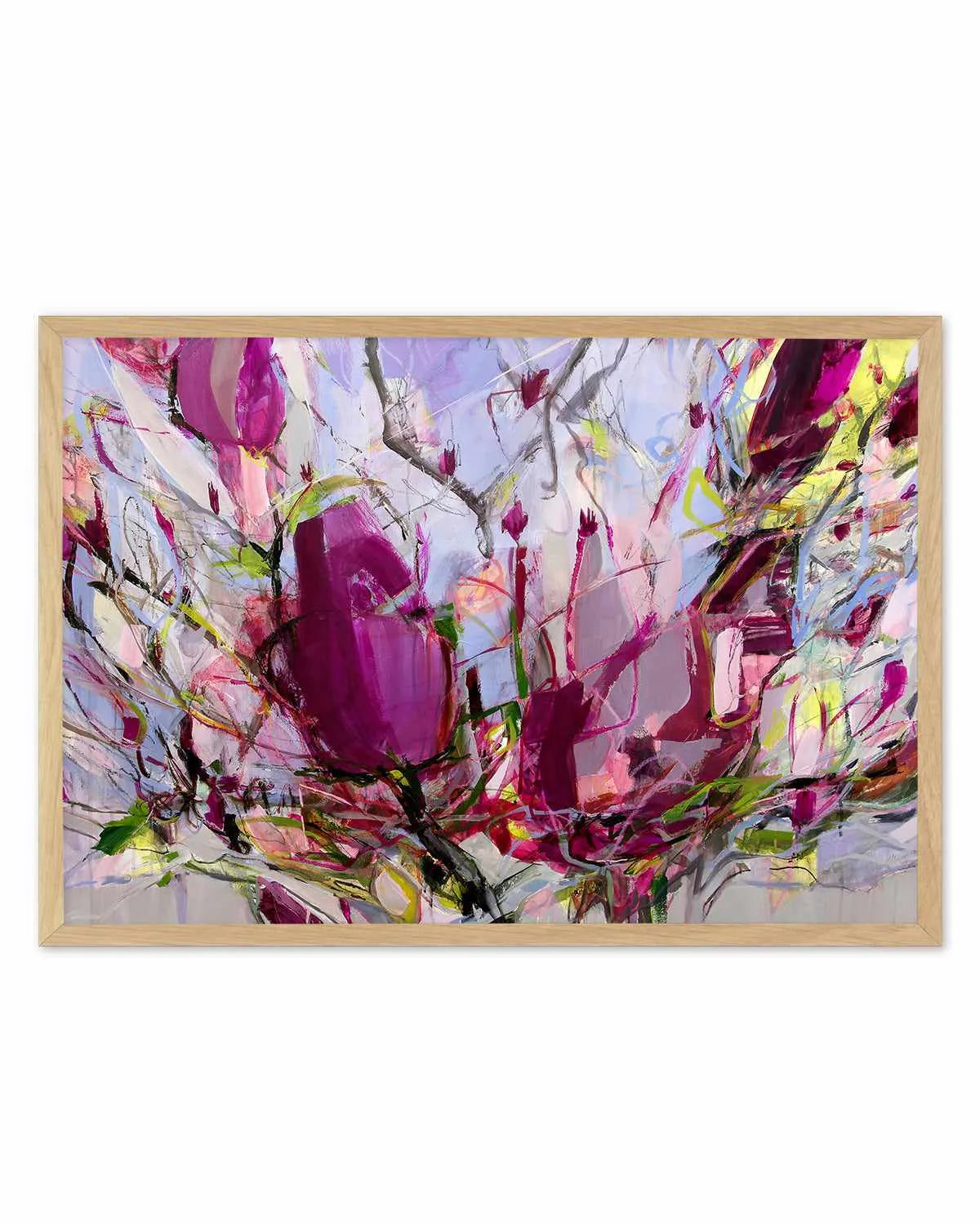 Magnolia Blossoms by Kati Bujna Art Print from Olive et Oriel where you can shop wallpaper and artworks online