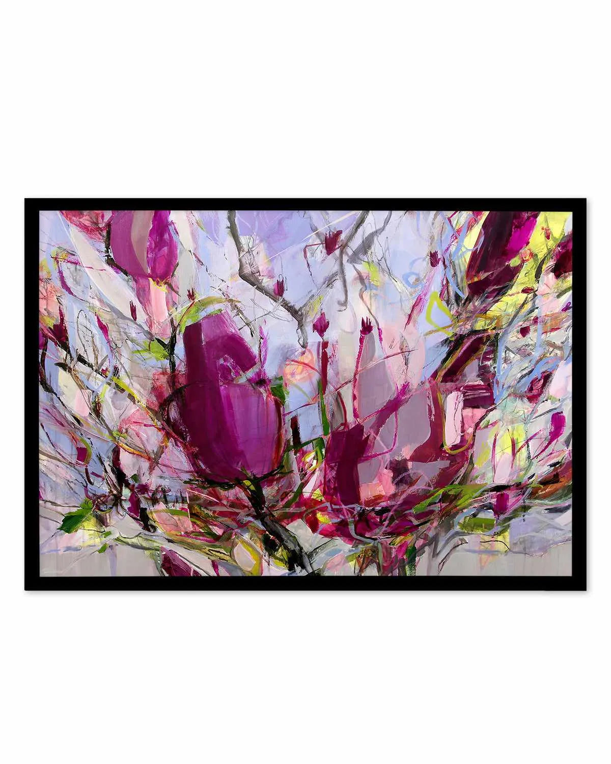 Magnolia Blossoms by Kati Bujna Art Print from Olive et Oriel where you can shop wallpaper and artworks online
