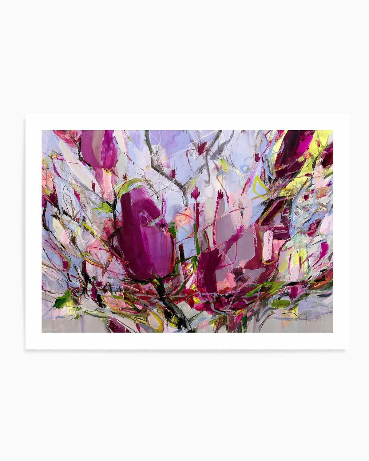 Magnolia Blossoms by Kati Bujna Art Print from Olive et Oriel where you can shop wallpaper and artworks online