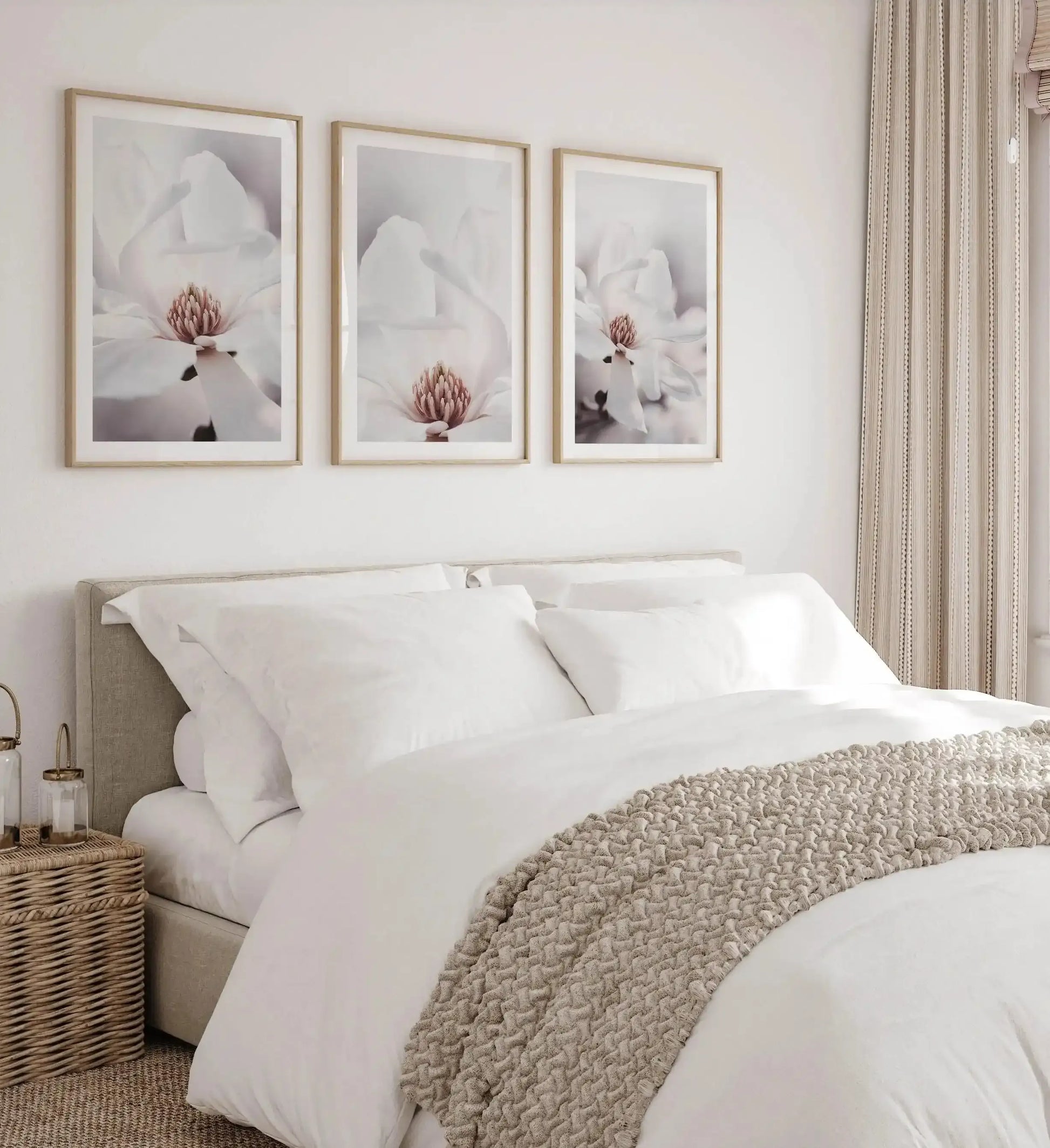 White Magnolia II Art Print-PRINT-Olive et Oriel-Olive et Oriel-Buy-Australian-Art-Prints-Online-with-Olive-et-Oriel-Your-Artwork-Specialists-Austrailia-Decorate-With-Coastal-Photo-Wall-Art-Prints-From-Our-Beach-House-Artwork-Collection-Fine-Poster-and-Framed-Artwork