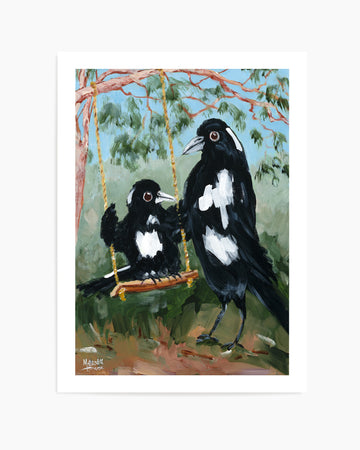 Magpie Swing by Meredith Howse | Art Print