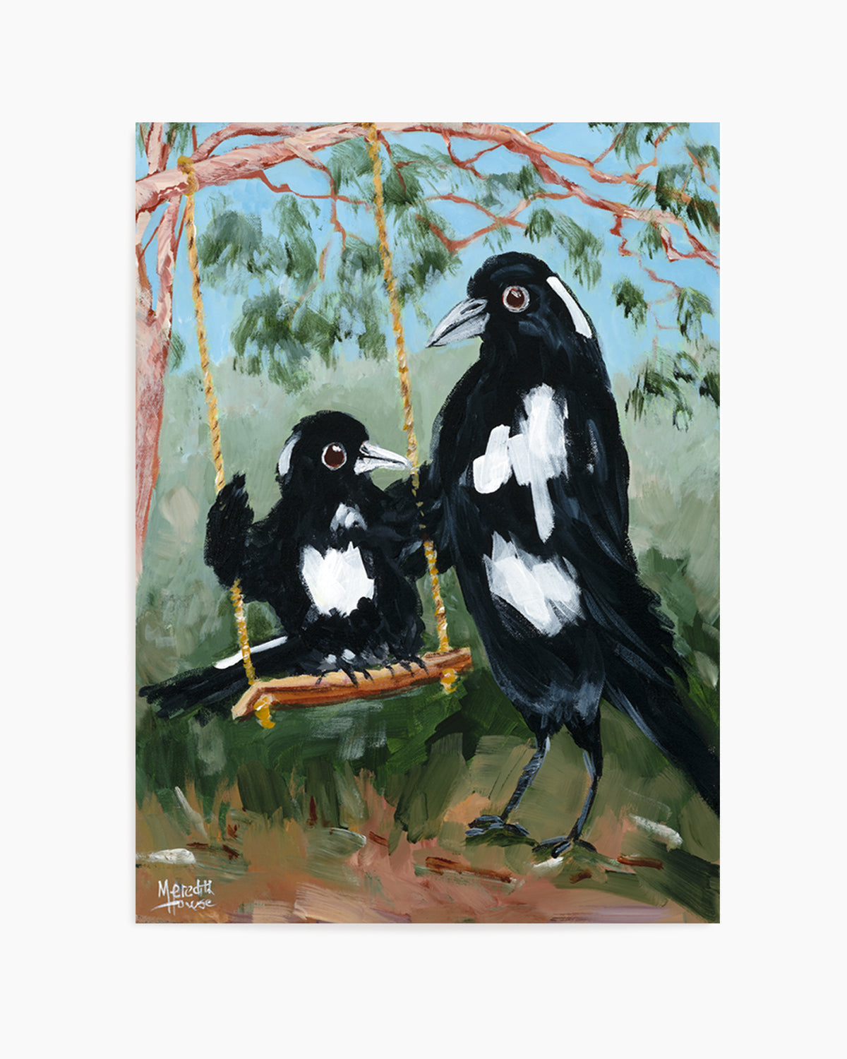 Magpie Swing by Meredith Howse | Art Print