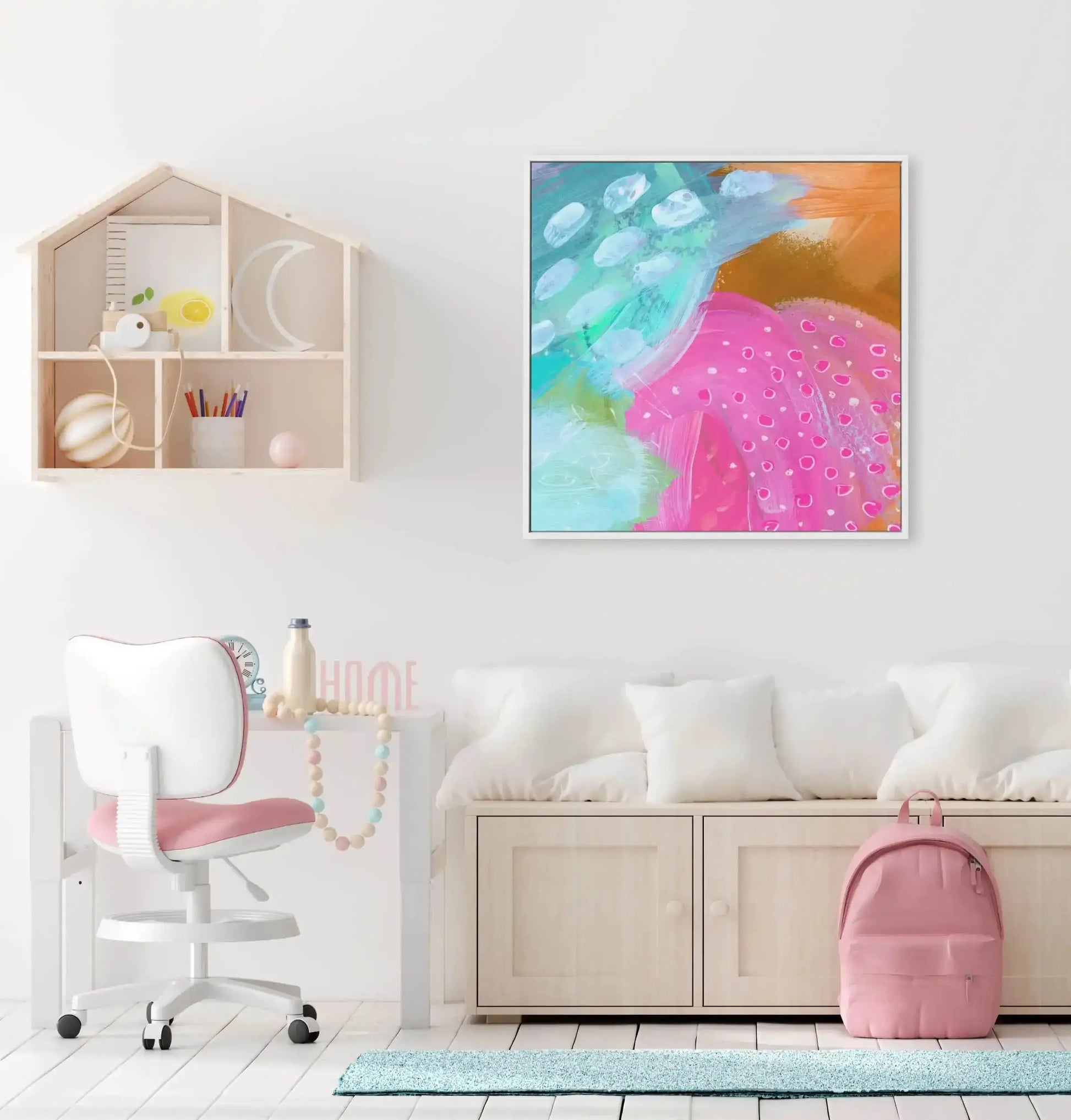 Mahli III SQ | Framed Canvas-CANVAS-You can shop wall art online with Olive et Oriel for everything from abstract art to fun kids wall art. Our beautiful modern art prints and canvas art are available from large canvas prints to wall art paintings and our proudly Australian artwork collection offers only the highest quality framed large wall art and canvas art Australia - You can buy fashion photography prints or Hampton print posters and paintings on canvas from Olive et Oriel and have them del