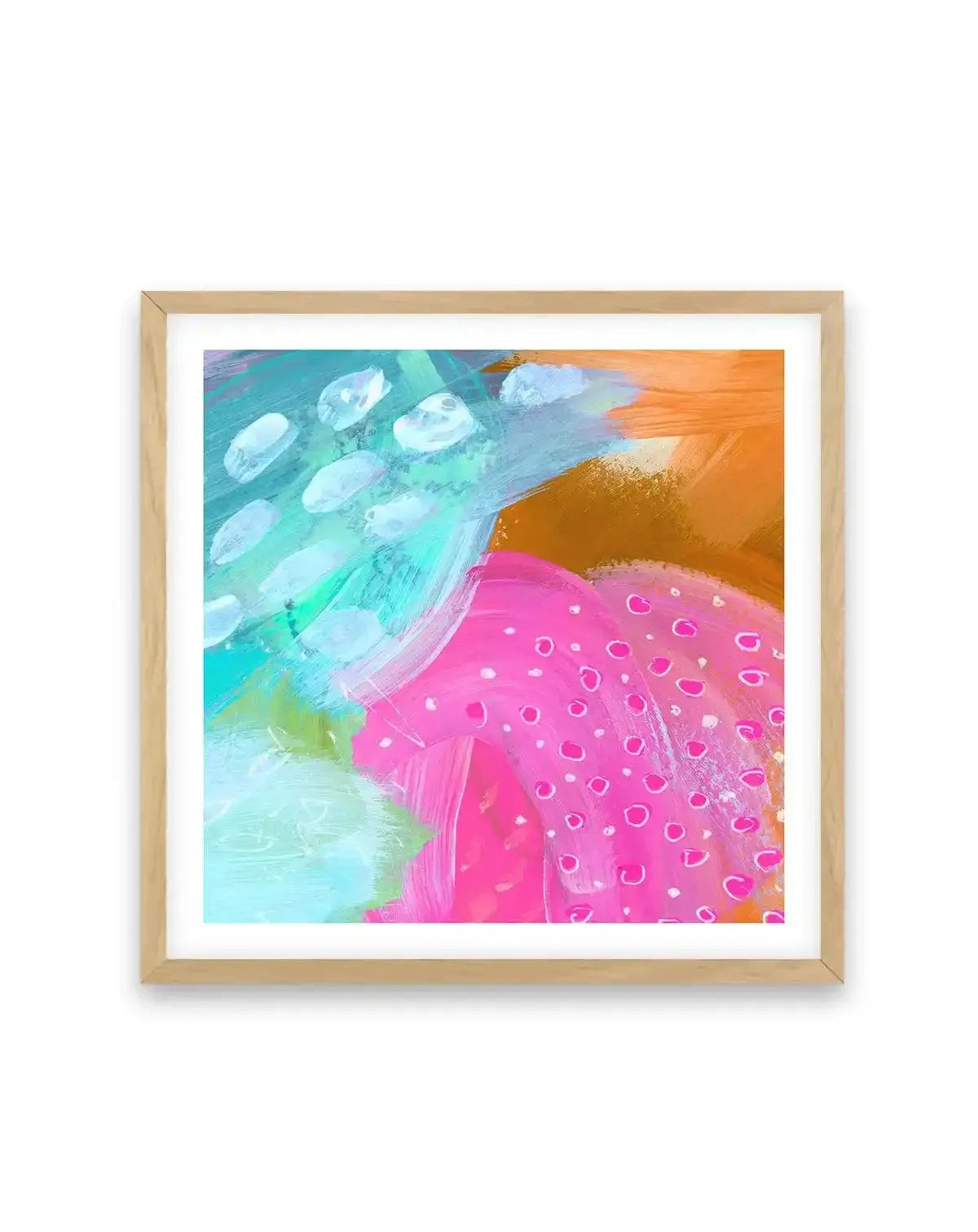 Mahli III SQ Art Print-PRINT-Olive et Oriel-Olive et Oriel-70x70 cm | 27.5" x 27.5"-Oak-With White Border-Buy-Australian-Art-Prints-Online-with-Olive-et-Oriel-Your-Artwork-Specialists-Austrailia-Decorate-With-Coastal-Photo-Wall-Art-Prints-From-Our-Beach-House-Artwork-Collection-Fine-Poster-and-Framed-Artwork