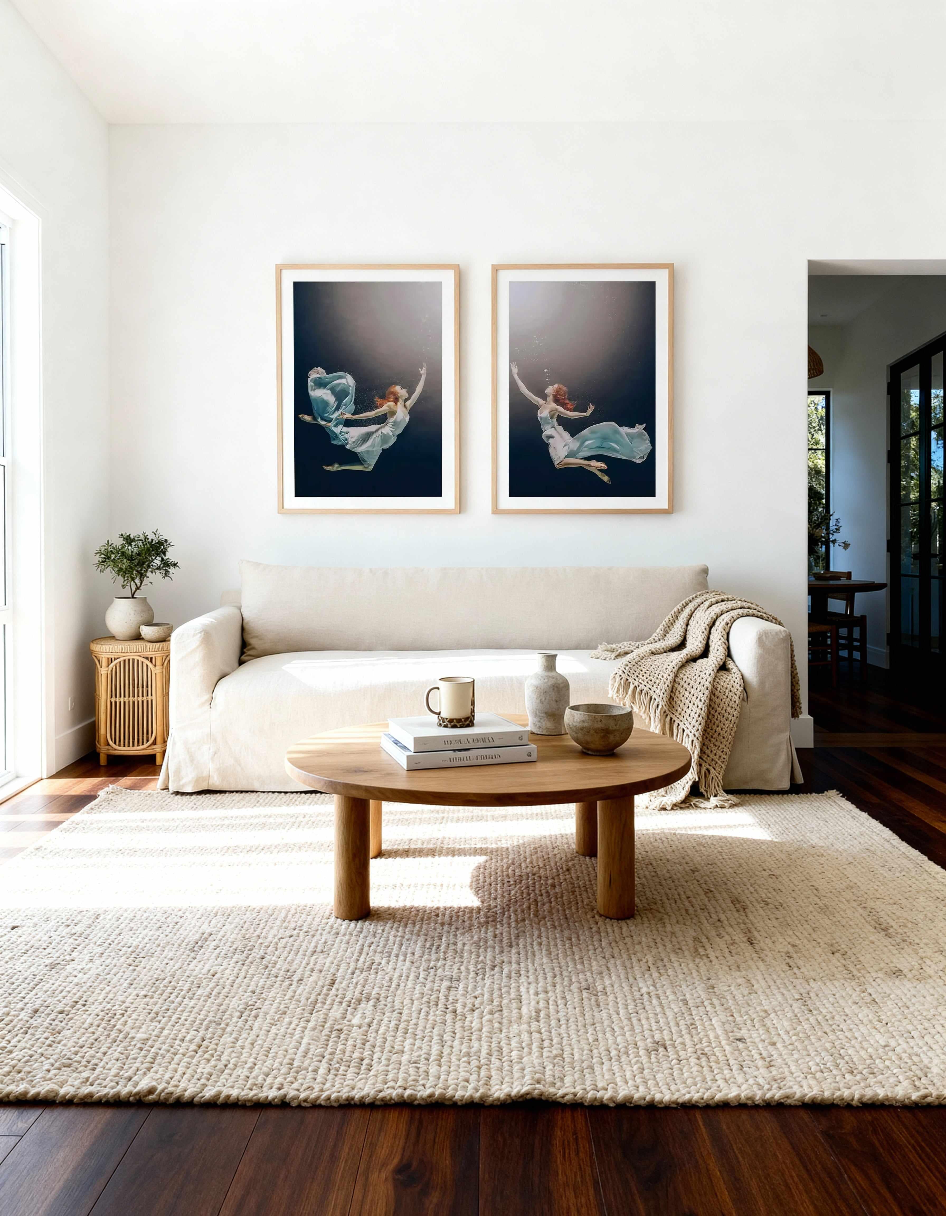 Maiden I & II Art Print Set of 2 | Matching Wall Art from Olive et Oriel where you can shop wallpaper and artworks online