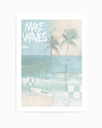 Make Waves | Art Print from Olive et Oriel where you can shop wallpaper and artworks online