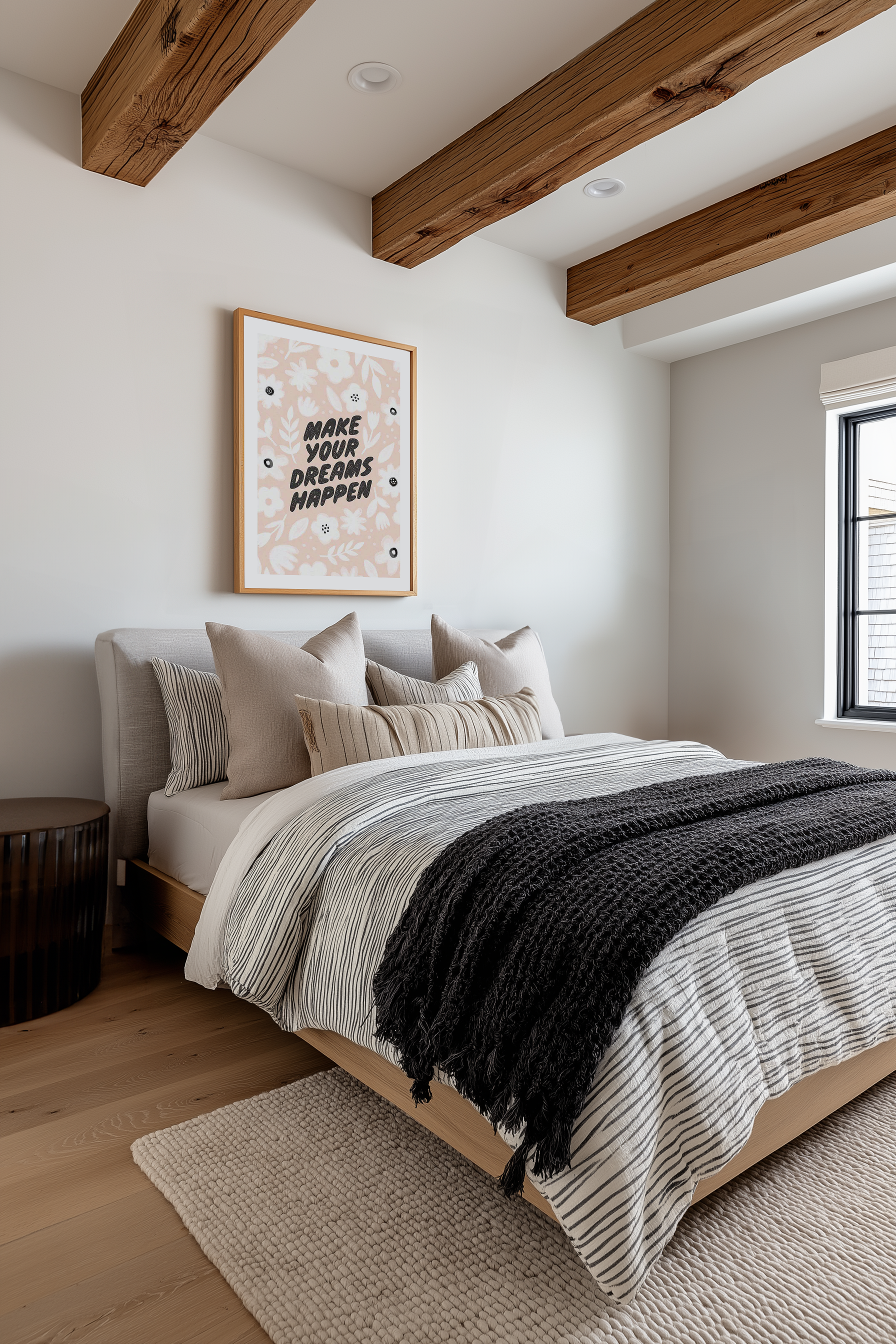 Make Your Dreams Happen Art Print from Olive et Oriel where you can shop wallpaper and artworks online