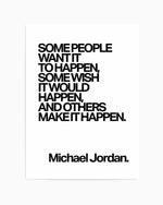 Make it Happen | Michael Jordan Art Print