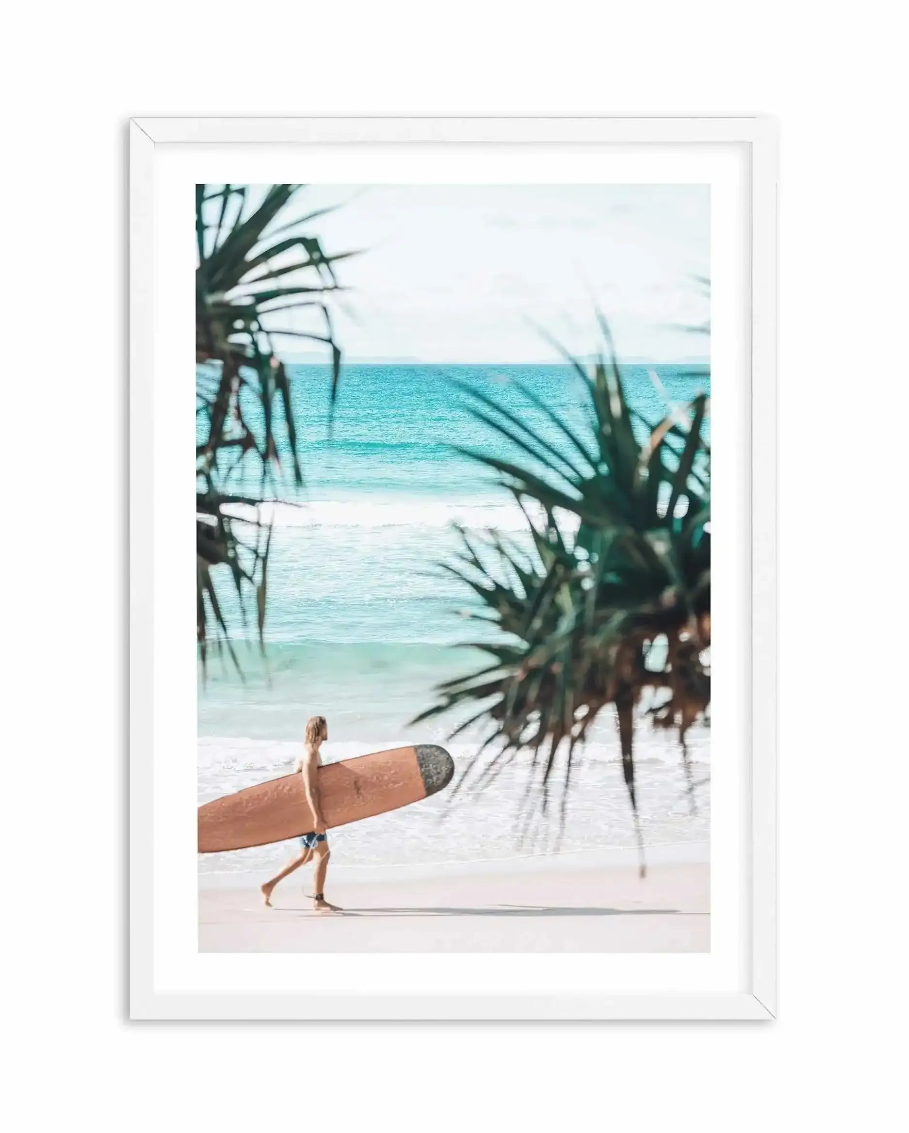 Mal Rider | Wategos Art Print-PRINT-Olive et Oriel-Olive et Oriel-A4 | 8.3" x 11.7" | 21 x 29.7cm-White-With White Border-Buy-Australian-Art-Prints-Online-with-Olive-et-Oriel-Your-Artwork-Specialists-Austrailia-Decorate-With-Coastal-Photo-Wall-Art-Prints-From-Our-Beach-House-Artwork-Collection-Fine-Poster-and-Framed-Artwork