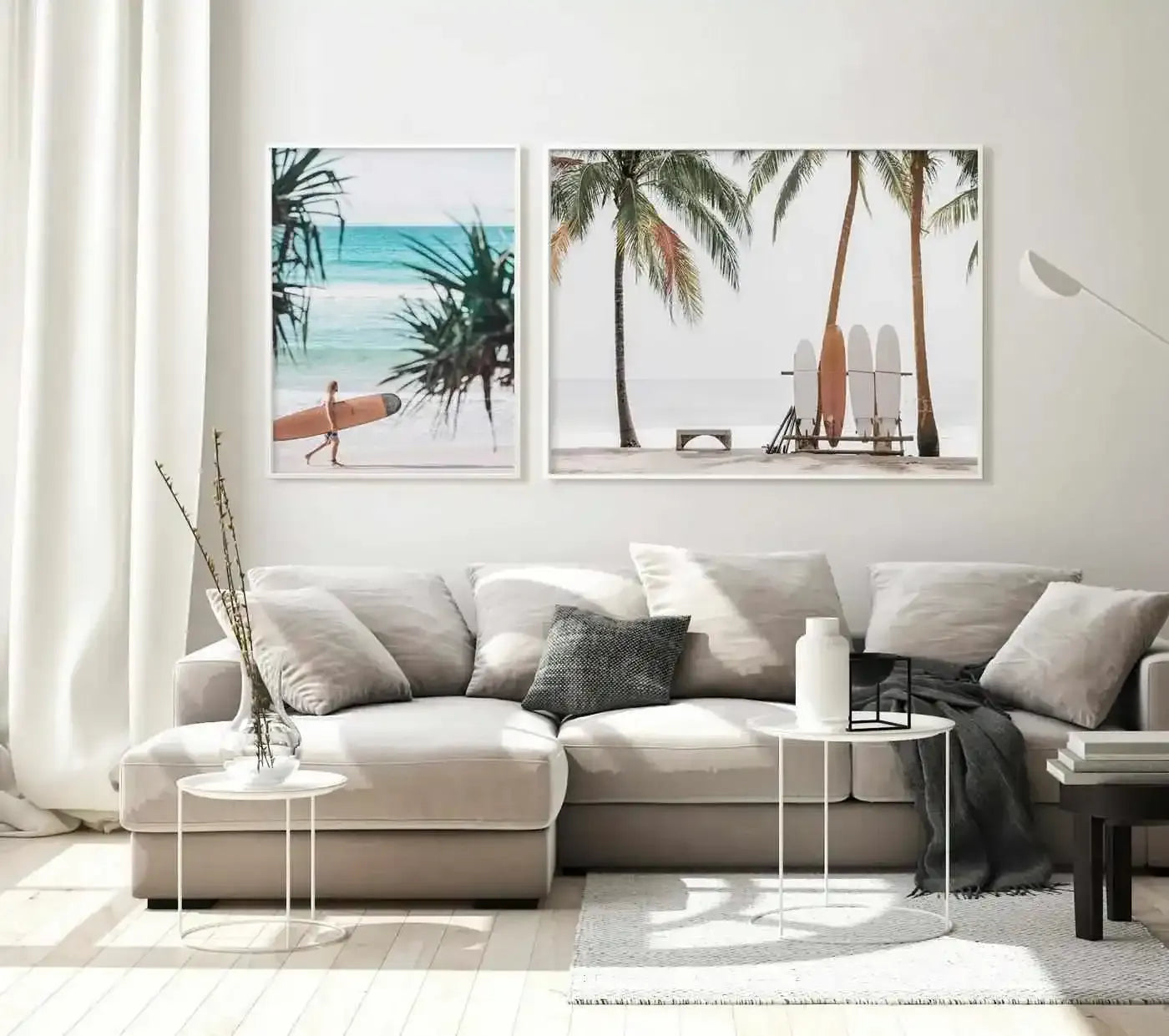 Mal Rider | Wategos Art Print-PRINT-Olive et Oriel-Olive et Oriel-Buy-Australian-Art-Prints-Online-with-Olive-et-Oriel-Your-Artwork-Specialists-Austrailia-Decorate-With-Coastal-Photo-Wall-Art-Prints-From-Our-Beach-House-Artwork-Collection-Fine-Poster-and-Framed-Artwork