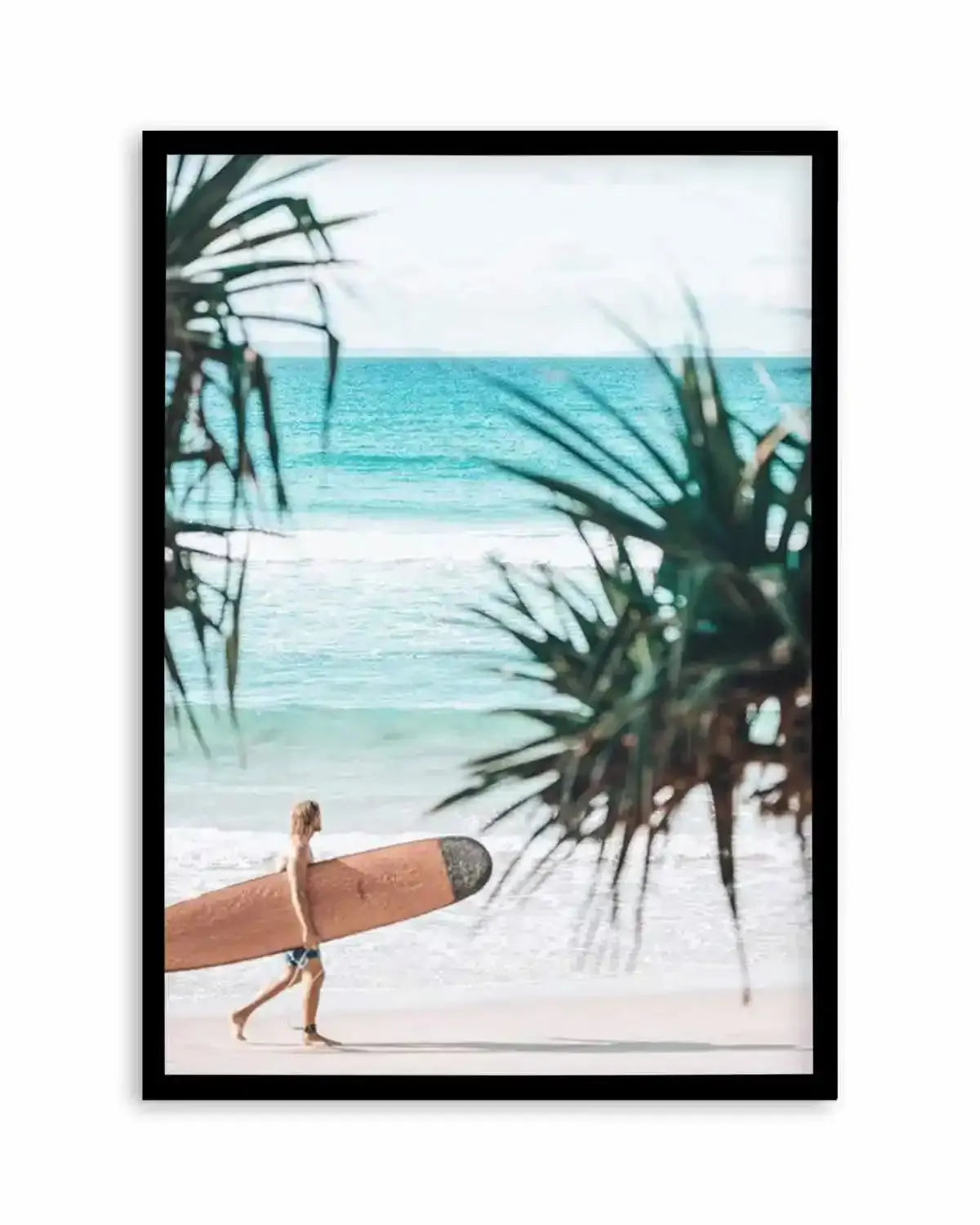 Mal Rider | Wategos Beach Art Print from Olive et Oriel where you can shop wallpaper and artworks online