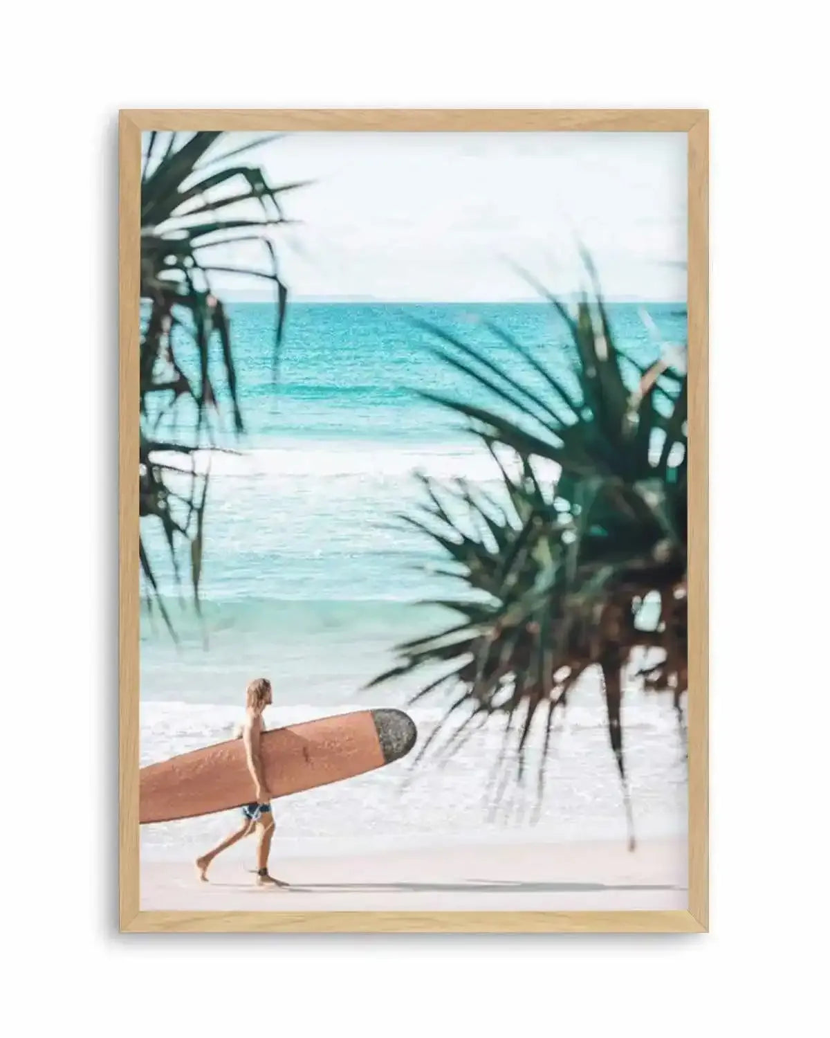 Mal Rider | Wategos Beach Art Print from Olive et Oriel where you can shop wallpaper and artworks online