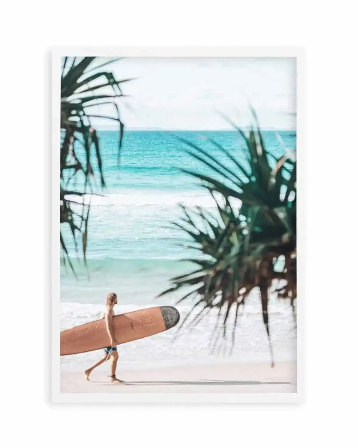 Mal Rider | Wategos Beach Art Print from Olive et Oriel where you can shop wallpaper and artworks online