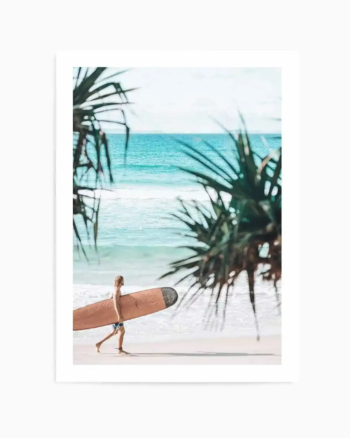 Mal Rider | Wategos Beach Art Print from Olive et Oriel where you can shop wallpaper and artworks online