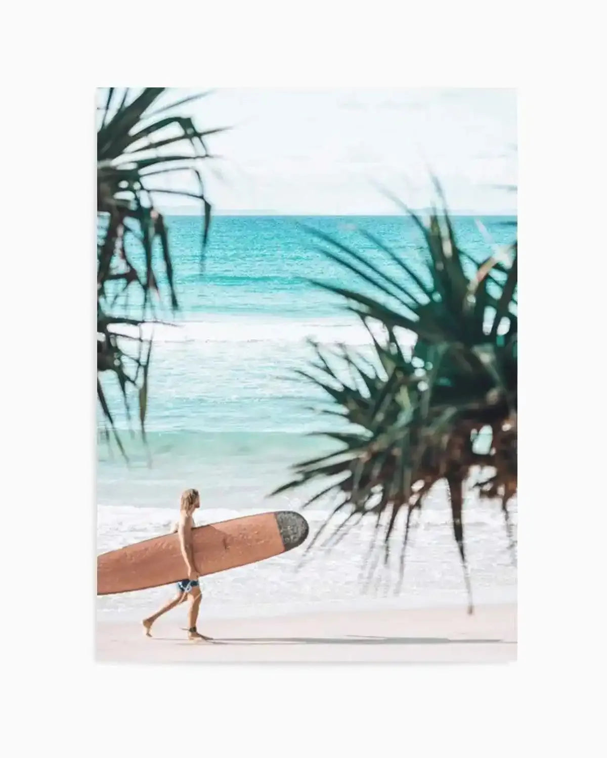 Mal Rider | Wategos Beach Art Print from Olive et Oriel where you can shop wallpaper and artworks online