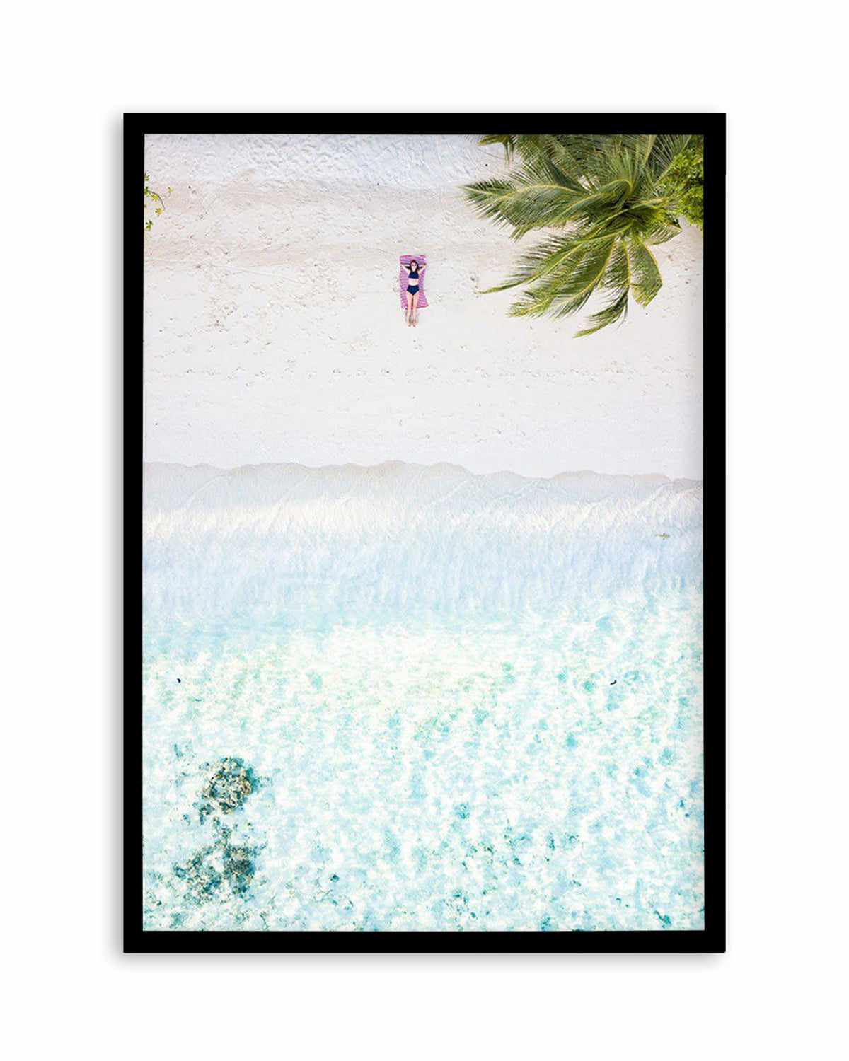 Maldives From Above Art Print