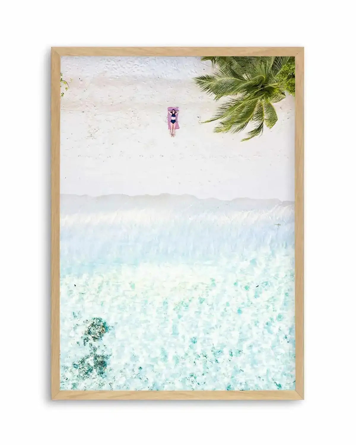 Maldives From Above Art Print from Olive et Oriel where you can shop wallpaper and artworks online