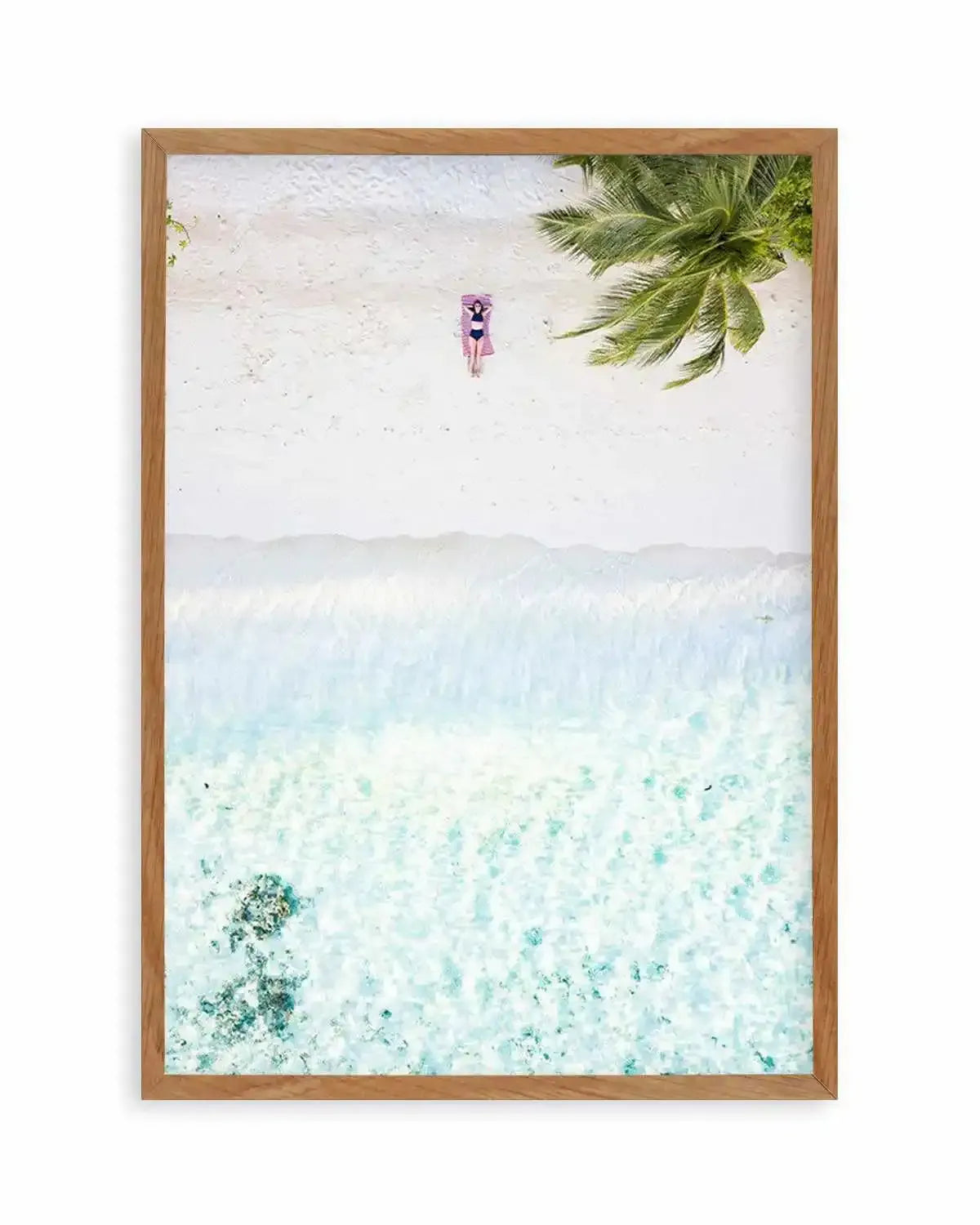 Maldives From Above Art Print from Olive et Oriel where you can shop wallpaper and artworks online