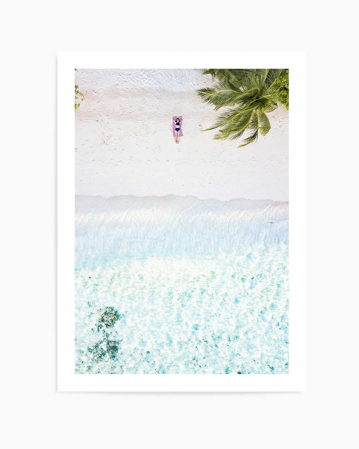 Maldives From Above Art Print