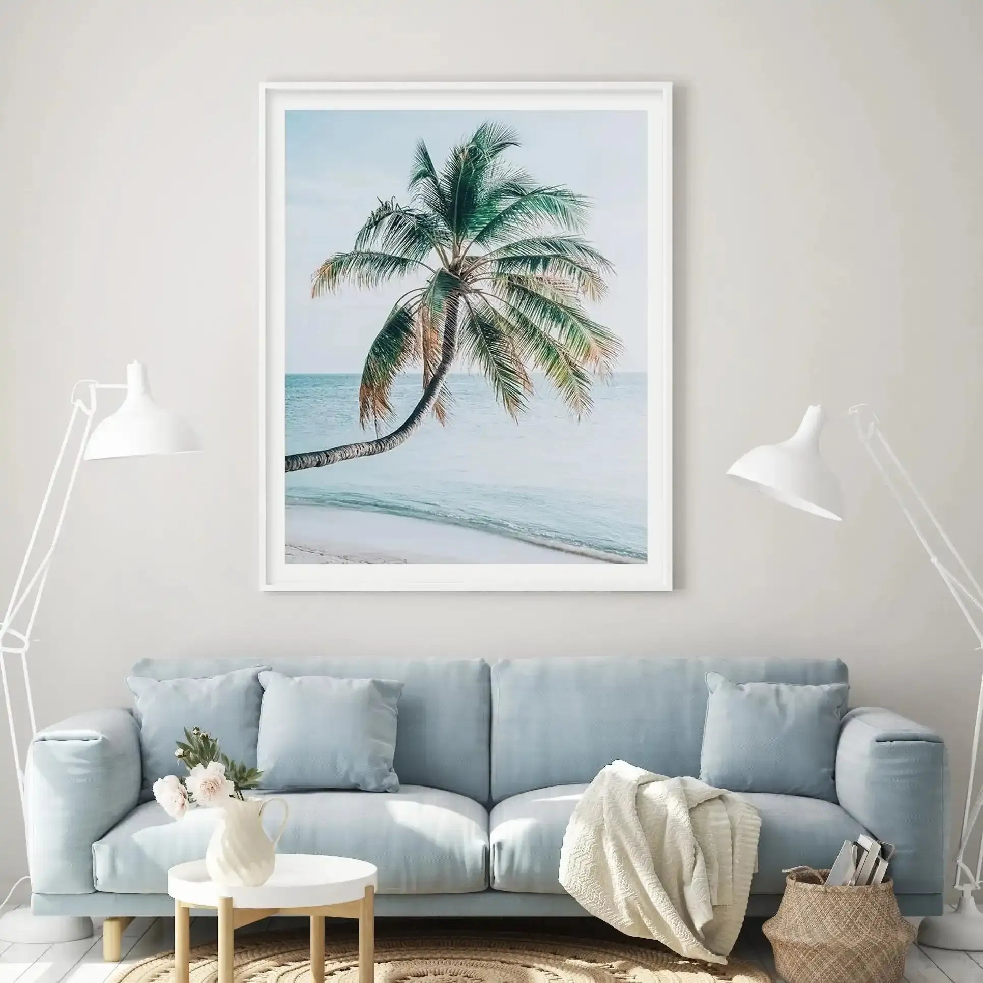 Maldivian Palm I Art Print-PRINT-Olive et Oriel-Olive et Oriel-Buy-Australian-Art-Prints-Online-with-Olive-et-Oriel-Your-Artwork-Specialists-Austrailia-Decorate-With-Coastal-Photo-Wall-Art-Prints-From-Our-Beach-House-Artwork-Collection-Fine-Poster-and-Framed-Artwork