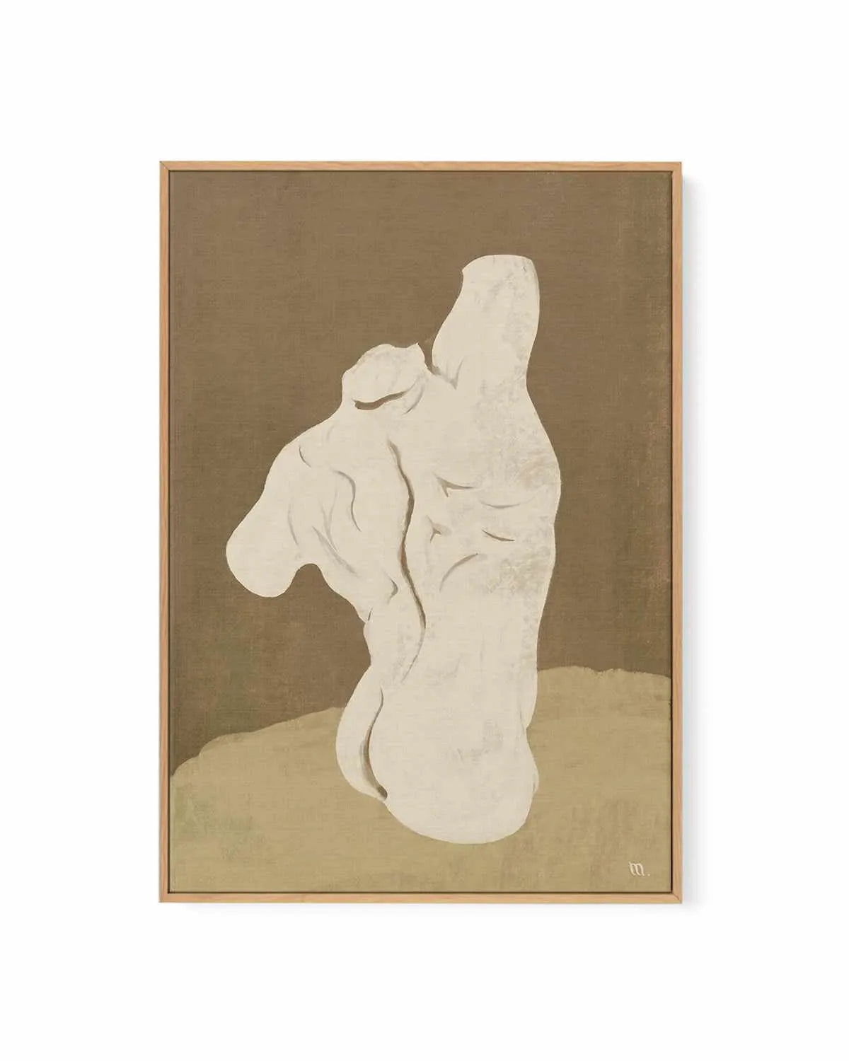 Male Torso by Marco Marella | Framed Canvas Art Print from Olive et Oriel where you can shop wallpaper and artworks online