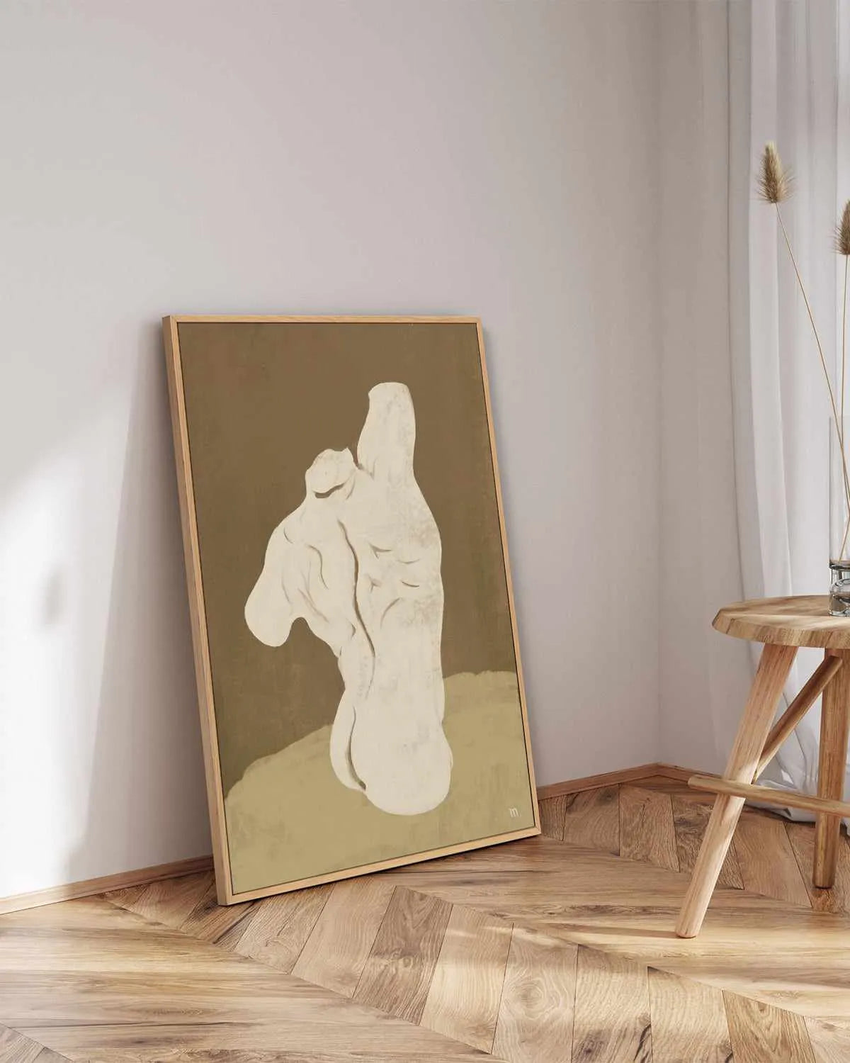 Male Torso by Marco Marella | Framed Canvas Art Print from Olive et Oriel where you can shop wallpaper and artworks online