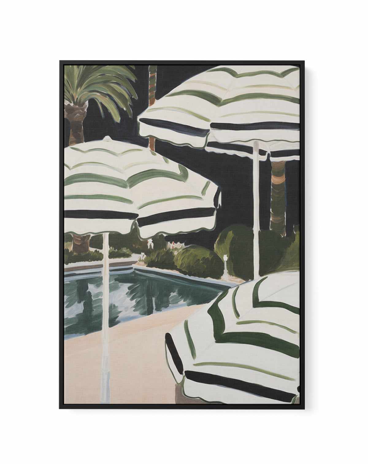 Malibu Chateau III | Framed Canvas Art Print