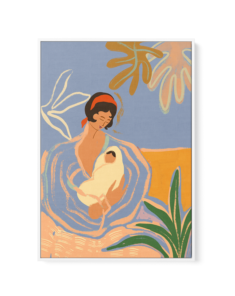Mama by Arty Guava | Framed Canvas Art Print