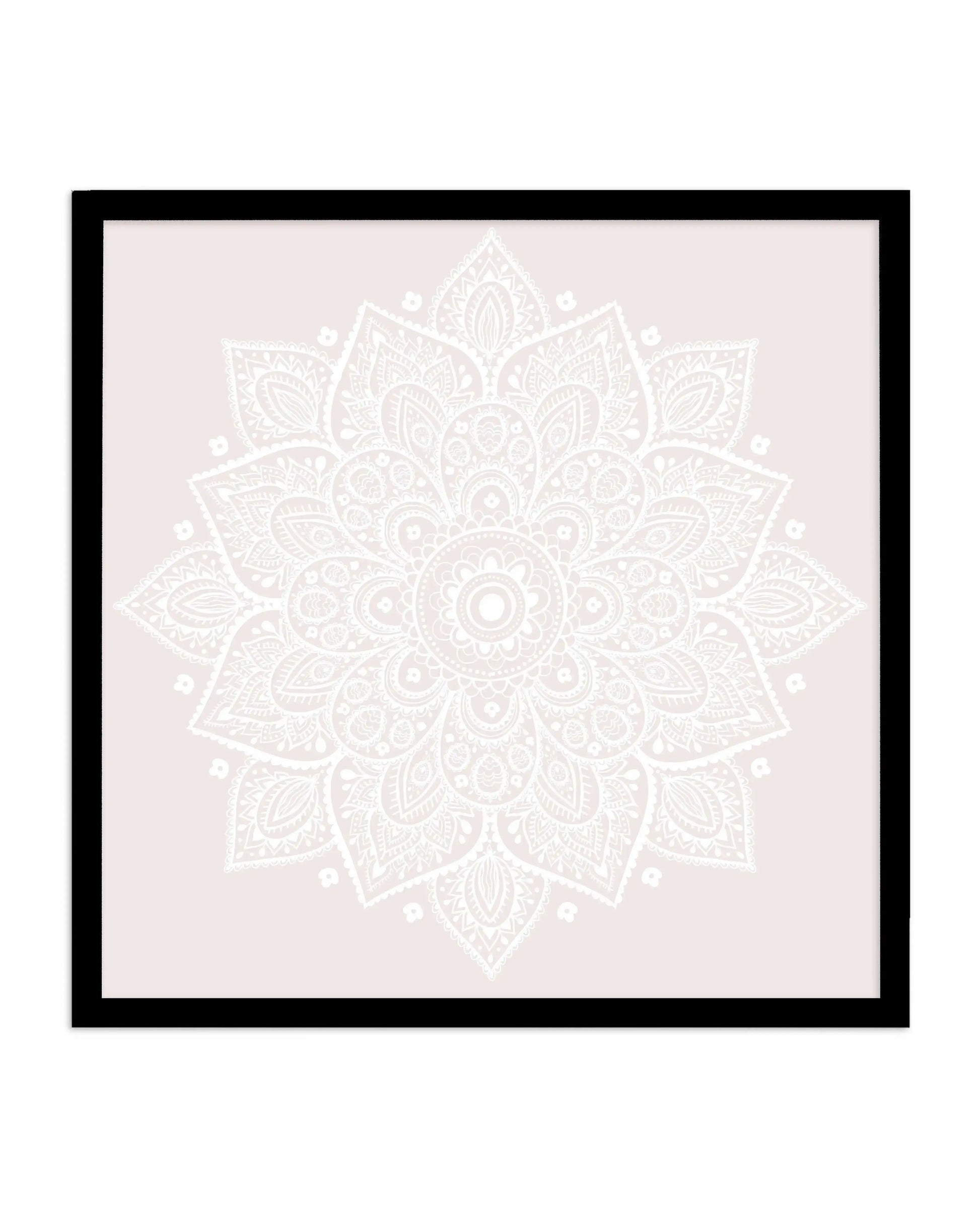 Mandala | Muted Blush SQ Art Print-Buy-Bohemian-Wall-Art-Print-And-Boho-Pictures-from-Olive-et-Oriel-Bohemian-Wall-Art-Print-And-Boho-Pictures-And-Also-Boho-Abstract-Art-Paintings-On-Canvas-For-A-Girls-Bedroom-Wall-Decor-Collection-of-Boho-Style-Feminine-Art-Poster-and-Framed-Artwork-Update-Your-Home-Decorating-Style-With-These-Beautiful-Wall-Art-Prints-Australia