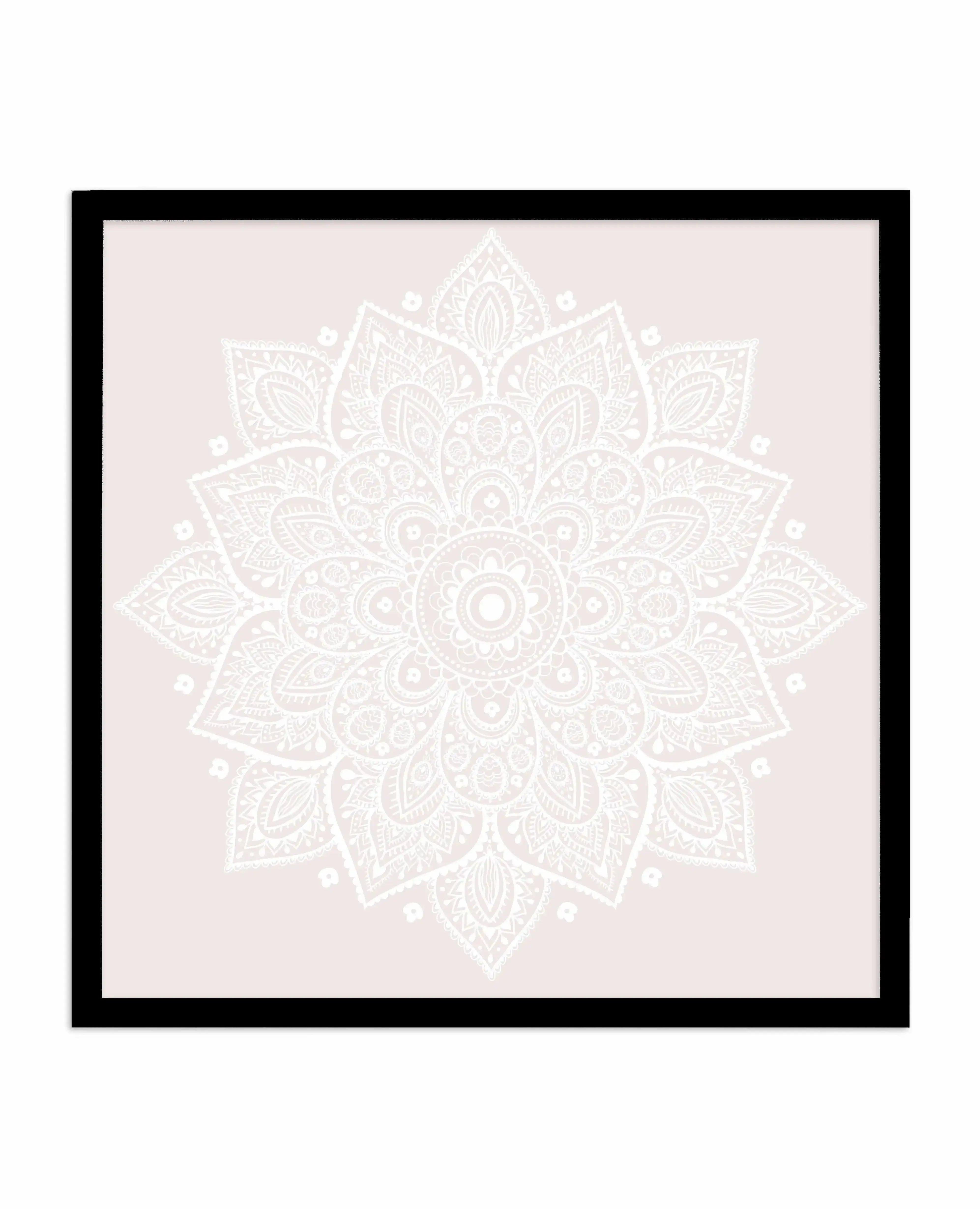 Mandala | Muted Blush SQ Art Print-Buy-Bohemian-Wall-Art-Print-And-Boho-Pictures-from-Olive-et-Oriel-Bohemian-Wall-Art-Print-And-Boho-Pictures-And-Also-Boho-Abstract-Art-Paintings-On-Canvas-For-A-Girls-Bedroom-Wall-Decor-Collection-of-Boho-Style-Feminine-Art-Poster-and-Framed-Artwork-Update-Your-Home-Decorating-Style-With-These-Beautiful-Wall-Art-Prints-Australia