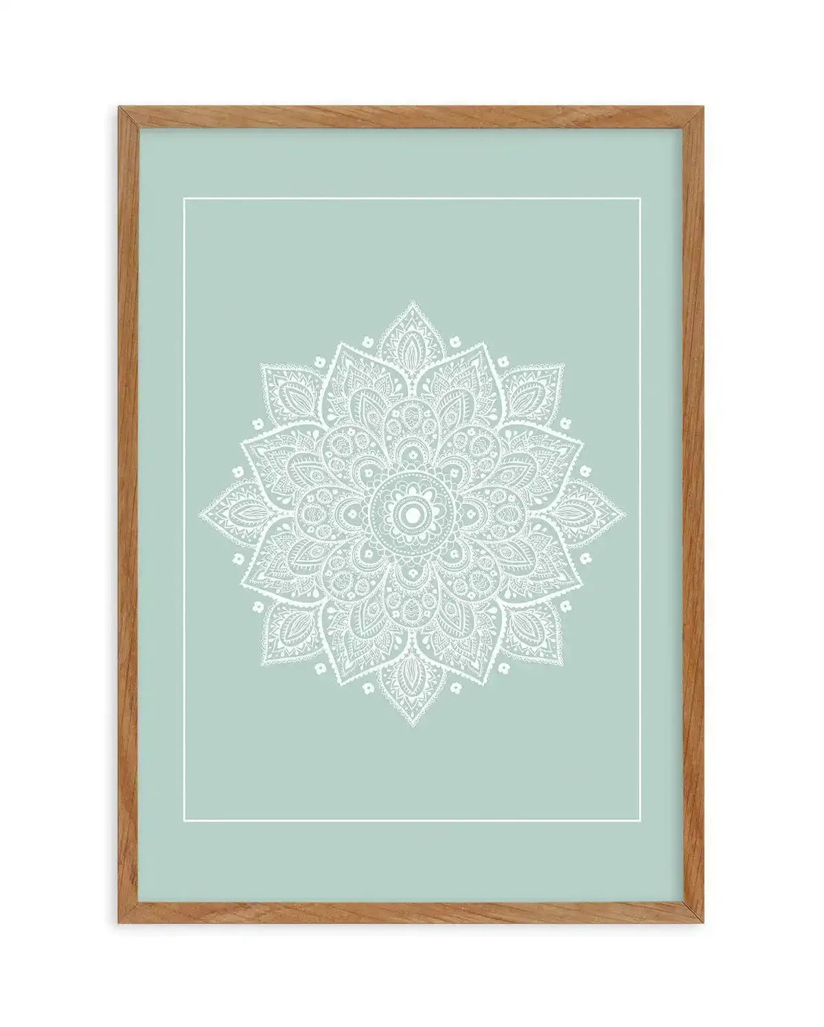 Mandala | Seafoam Art Print-Buy-Bohemian-Wall-Art-Print-And-Boho-Pictures-from-Olive-et-Oriel-Bohemian-Wall-Art-Print-And-Boho-Pictures-And-Also-Boho-Abstract-Art-Paintings-On-Canvas-For-A-Girls-Bedroom-Wall-Decor-Collection-of-Boho-Style-Feminine-Art-Poster-and-Framed-Artwork-Update-Your-Home-Decorating-Style-With-These-Beautiful-Wall-Art-Prints-Australia