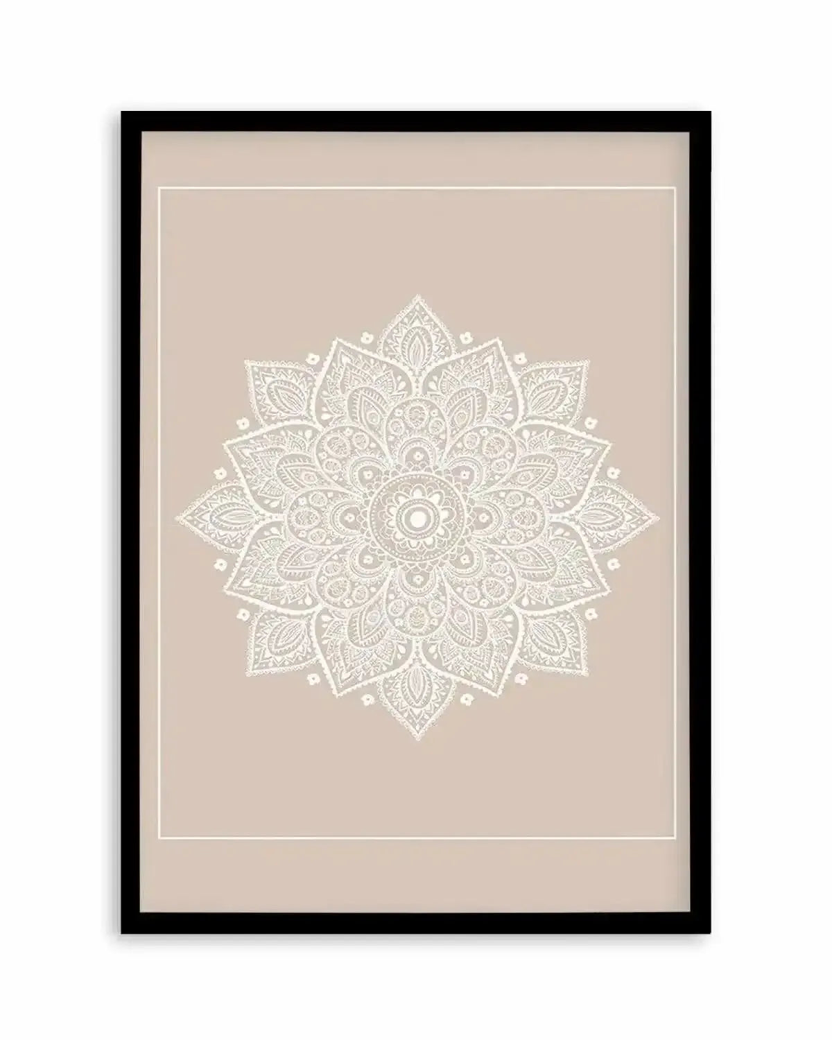 Mandala | Nude Art Print from Olive et Oriel where you can shop wallpaper and artworks online