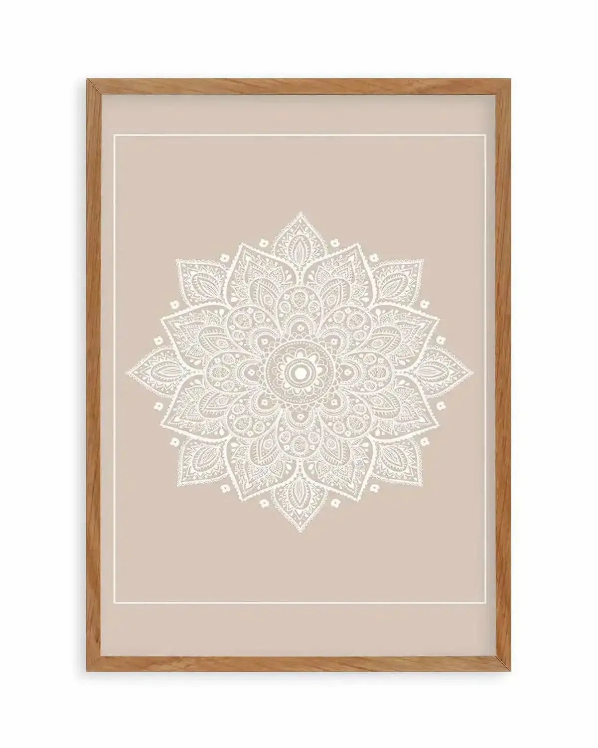 Mandala | Nude Art Print from Olive et Oriel where you can shop wallpaper and artworks online