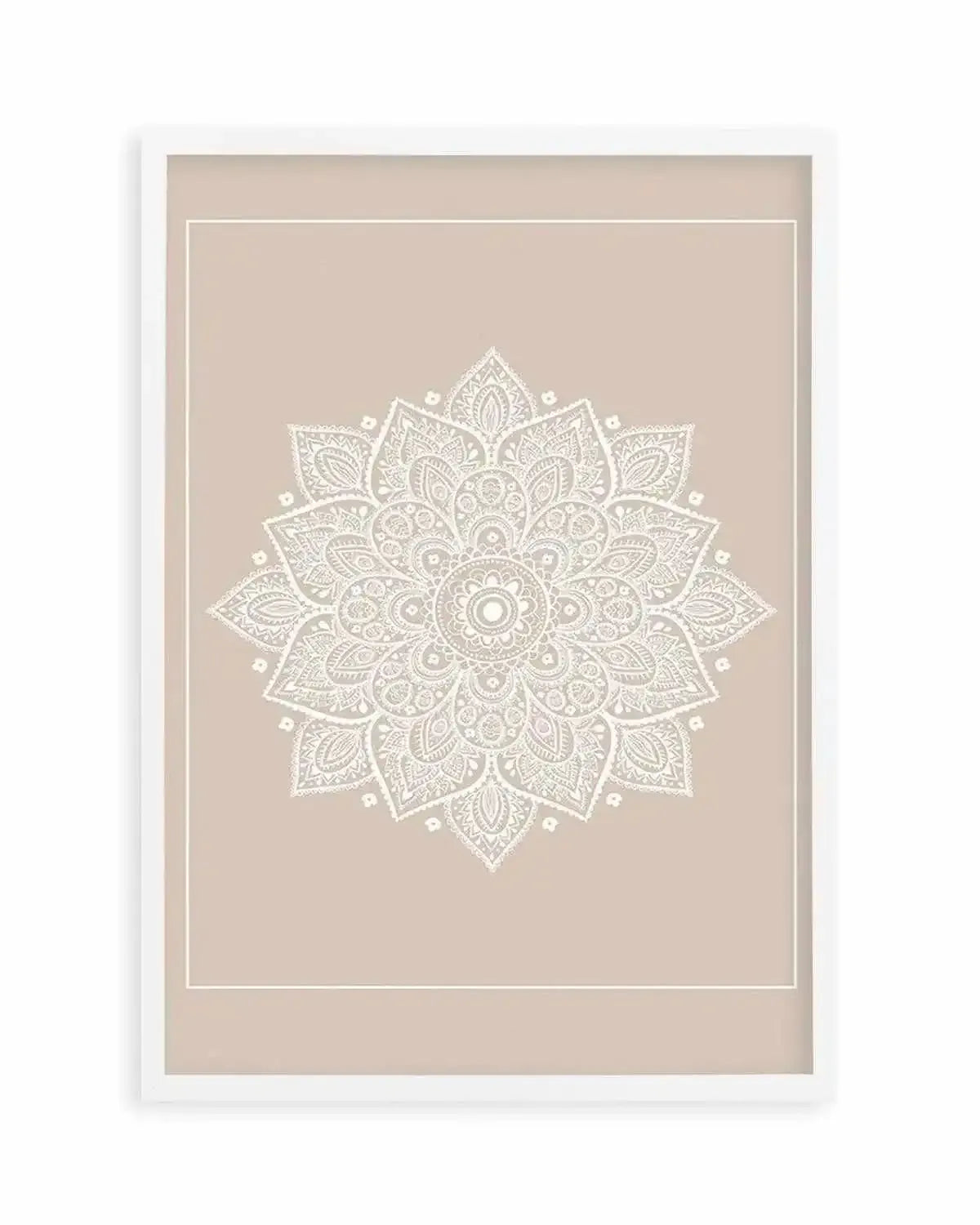 Mandala | Nude Art Print from Olive et Oriel where you can shop wallpaper and artworks online