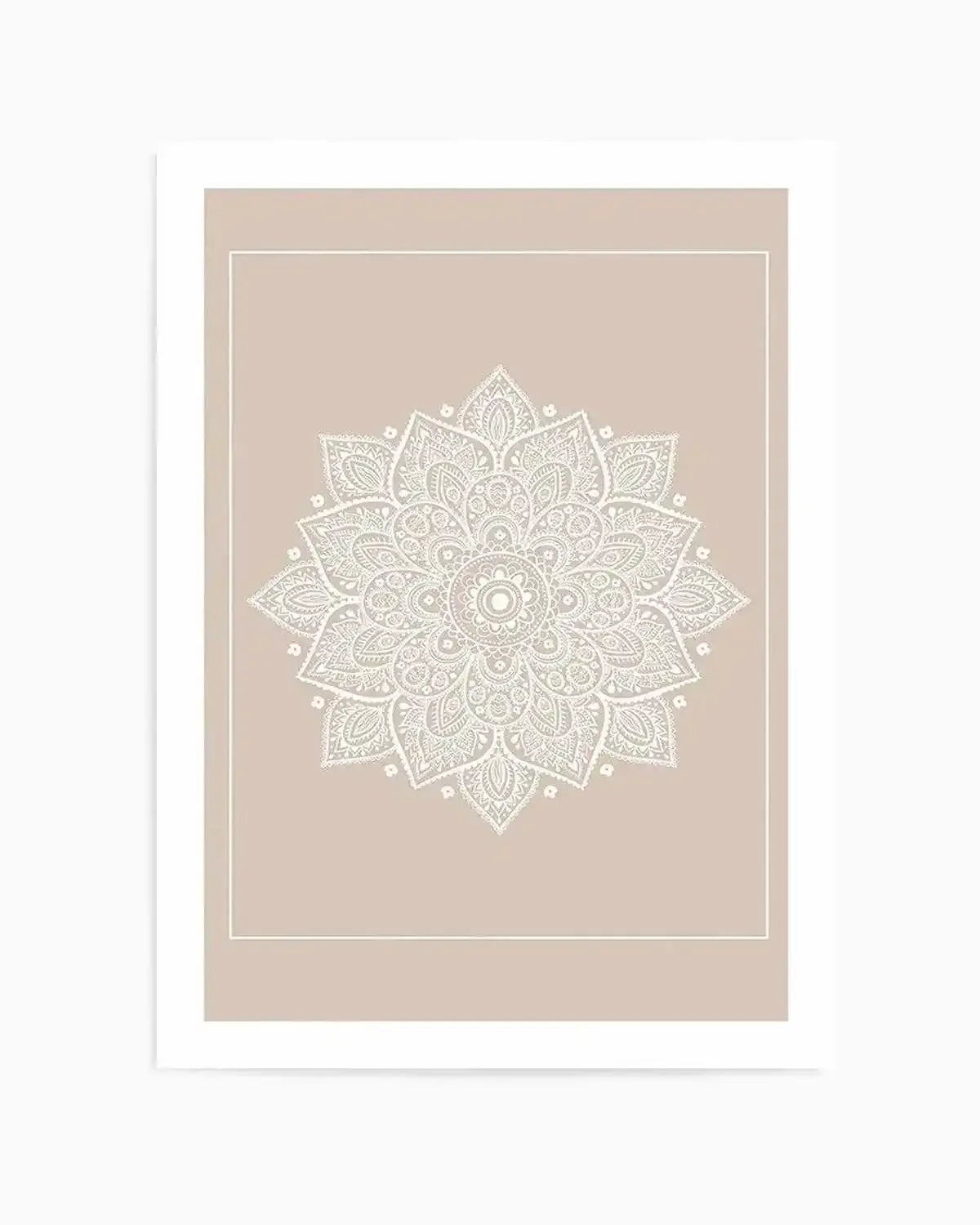 Mandala | Nude Art Print from Olive et Oriel where you can shop wallpaper and artworks online