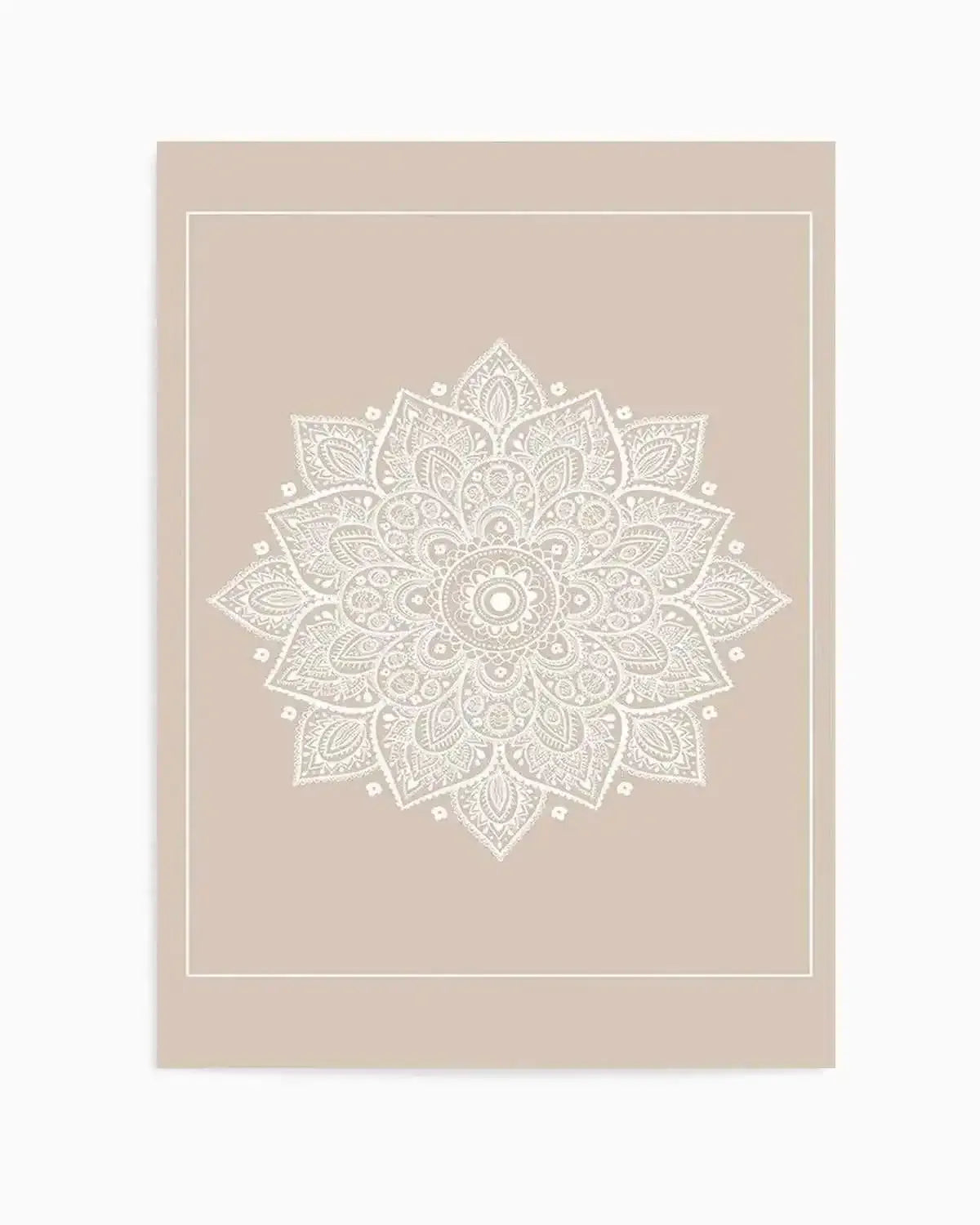 Mandala | Nude Art Print from Olive et Oriel where you can shop wallpaper and artworks online