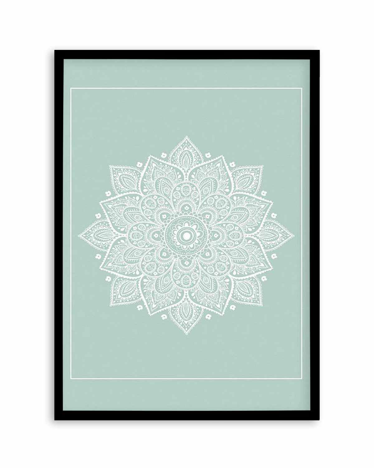 Mandala | Seafoam Art Print