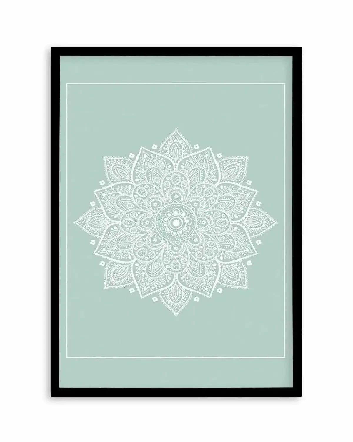 Mandala | Seafoam Art Print from Olive et Oriel where you can shop wallpaper and artworks online