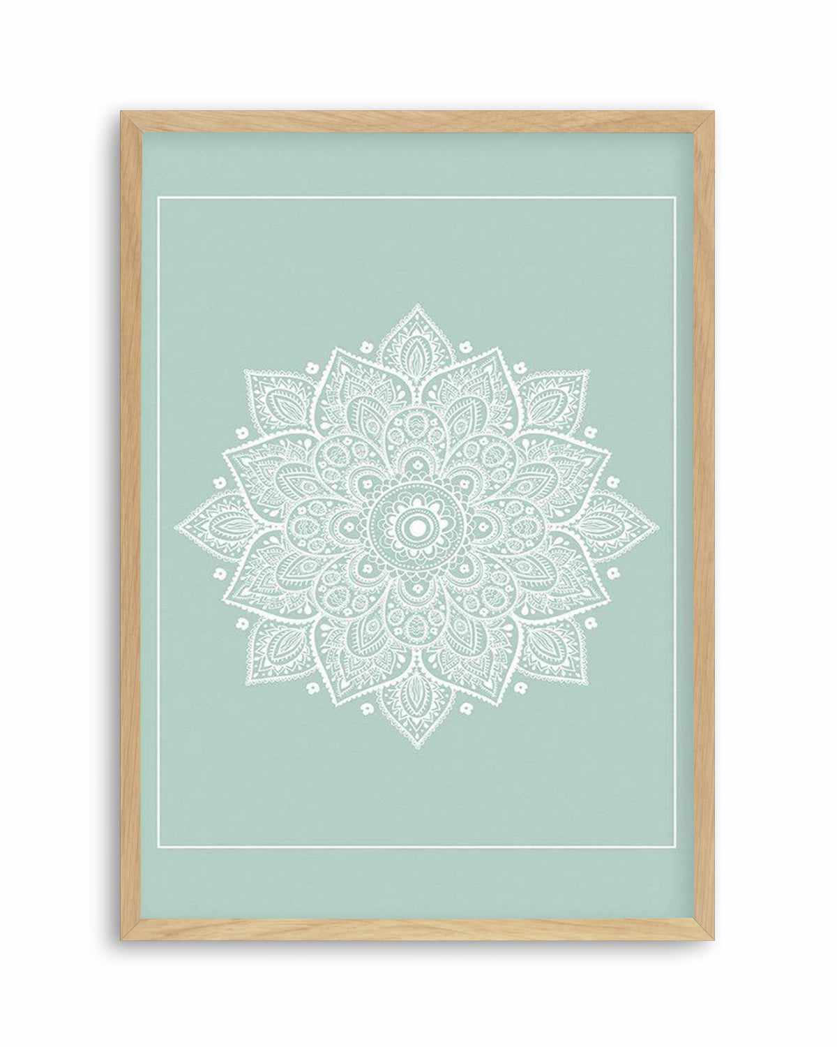 Mandala | Seafoam Art Print