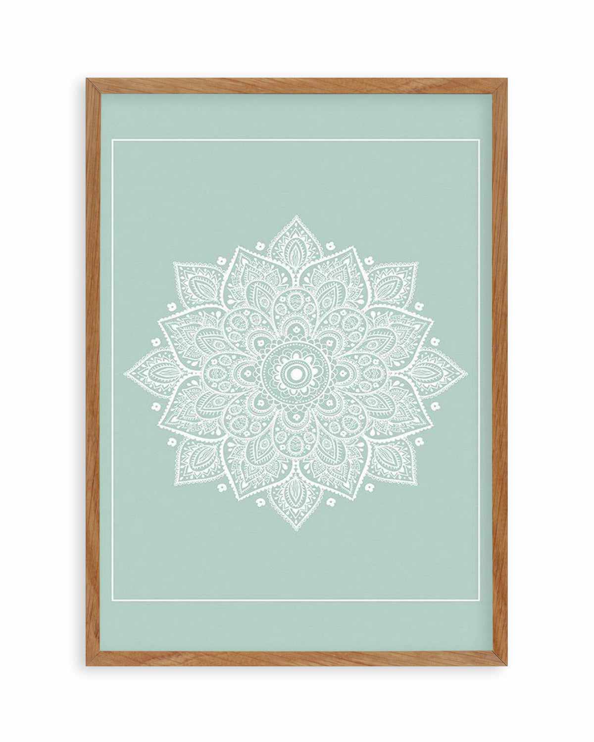 Mandala | Seafoam Art Print