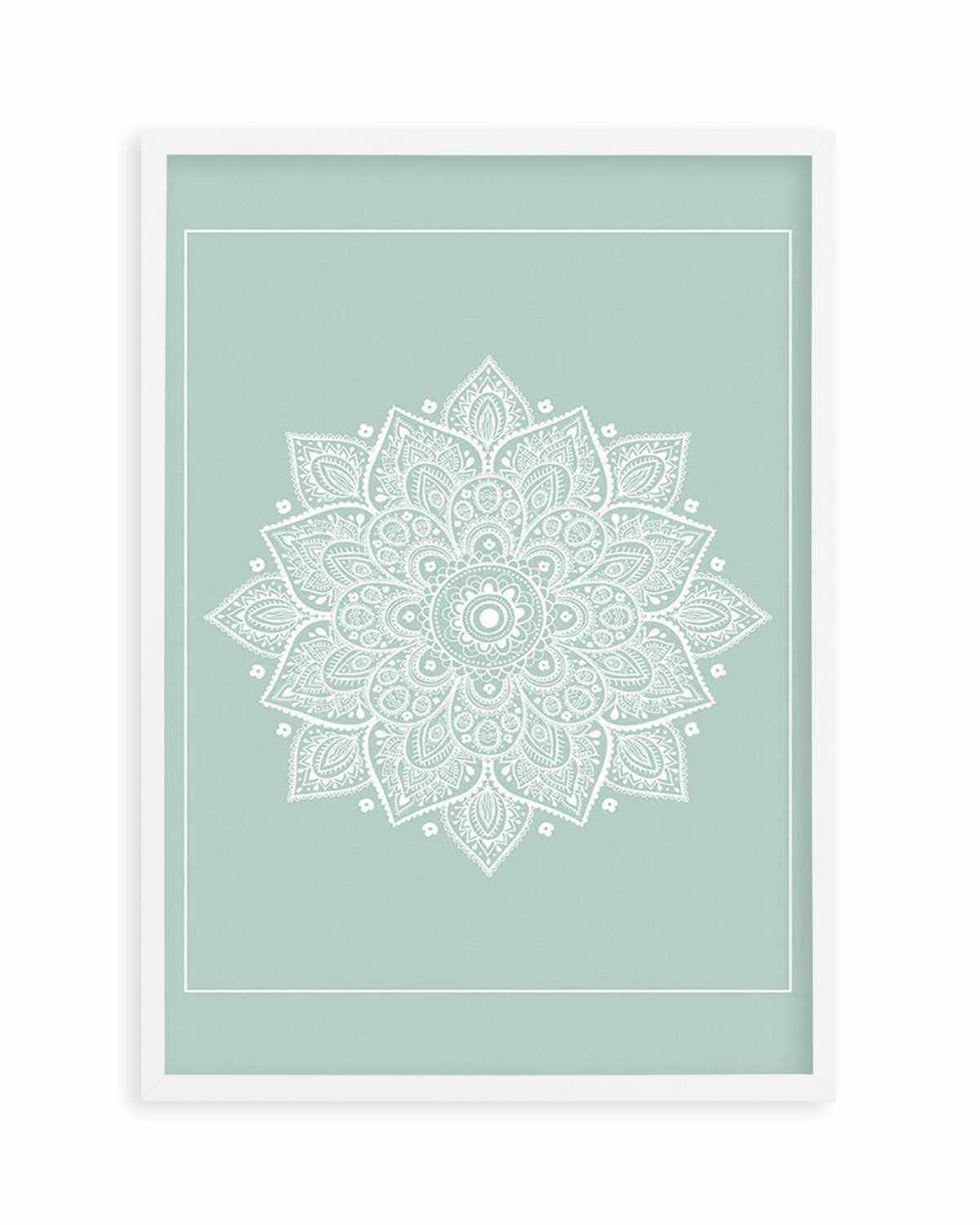 Mandala | Seafoam Art Print