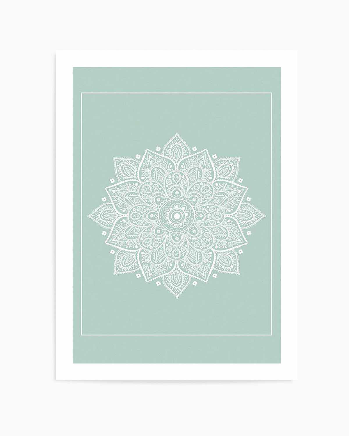 Mandala | Seafoam Art Print