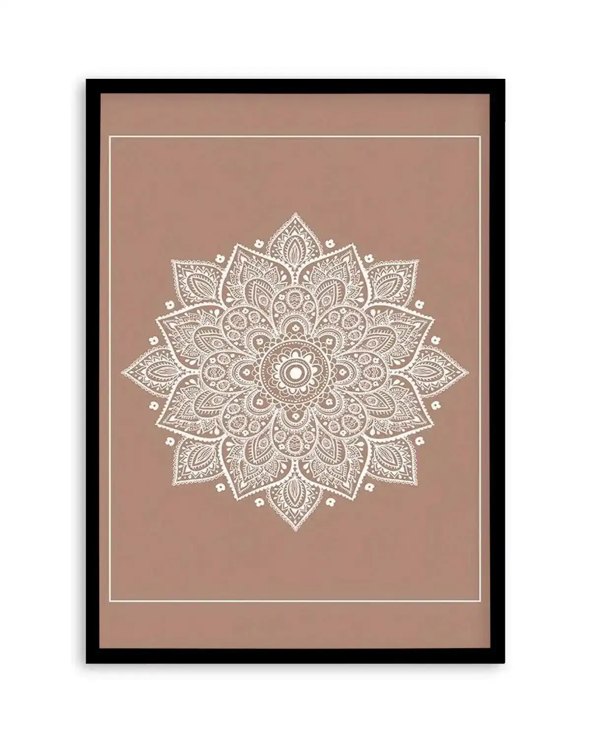 Mandala | Sienna Art Print from Olive et Oriel where you can shop wallpaper and artworks online