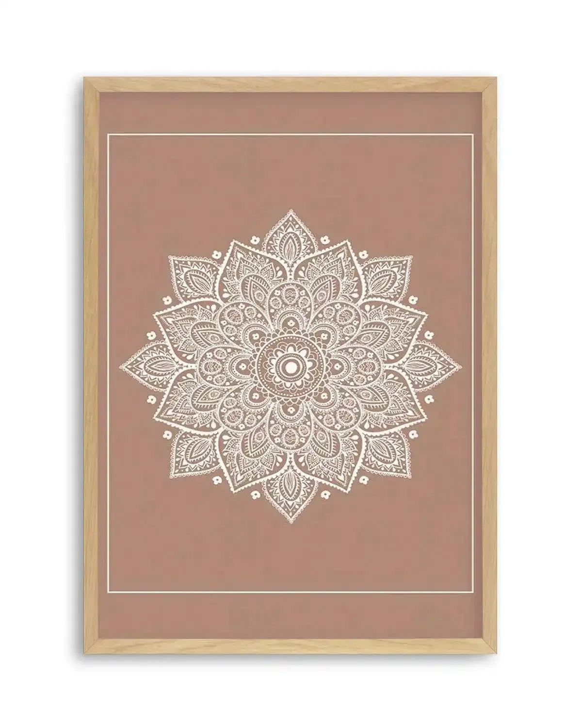 Mandala | Sienna Art Print from Olive et Oriel where you can shop wallpaper and artworks online