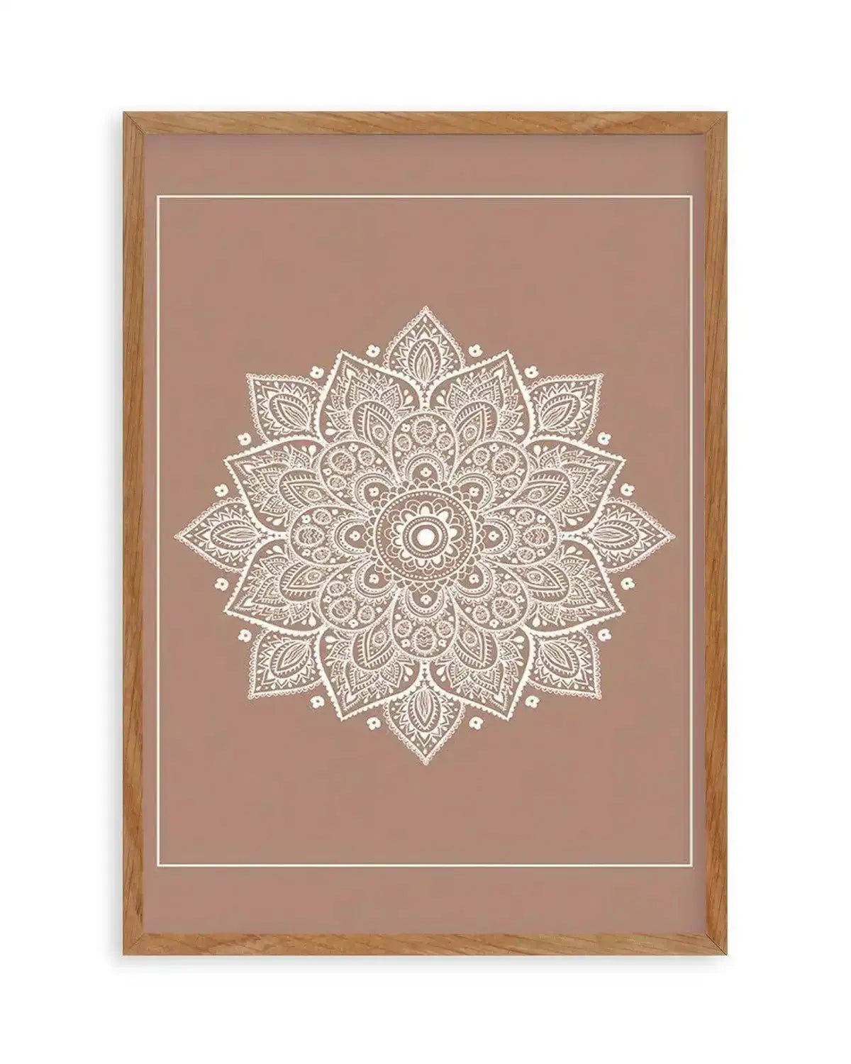 Mandala | Sienna Art Print from Olive et Oriel where you can shop wallpaper and artworks online