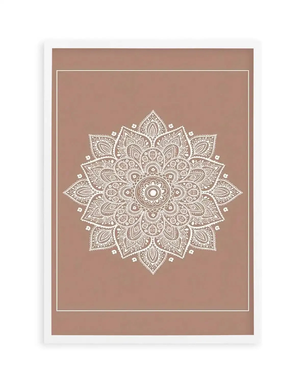 Mandala | Sienna Art Print from Olive et Oriel where you can shop wallpaper and artworks online